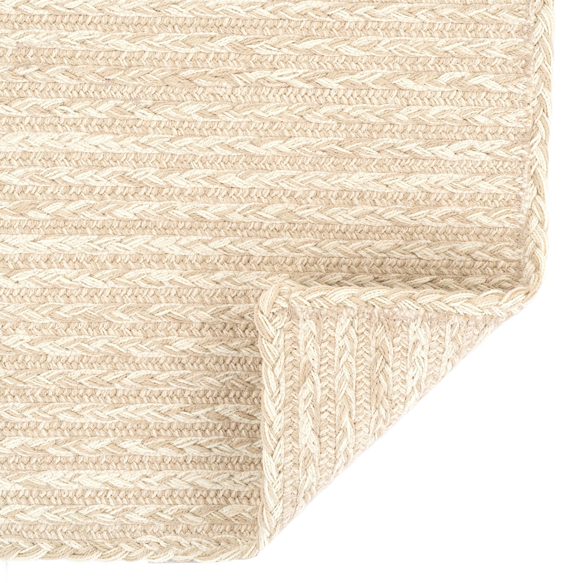 Down East Sand Dollar Braided Rug Cross-Sewn Runner Silo image