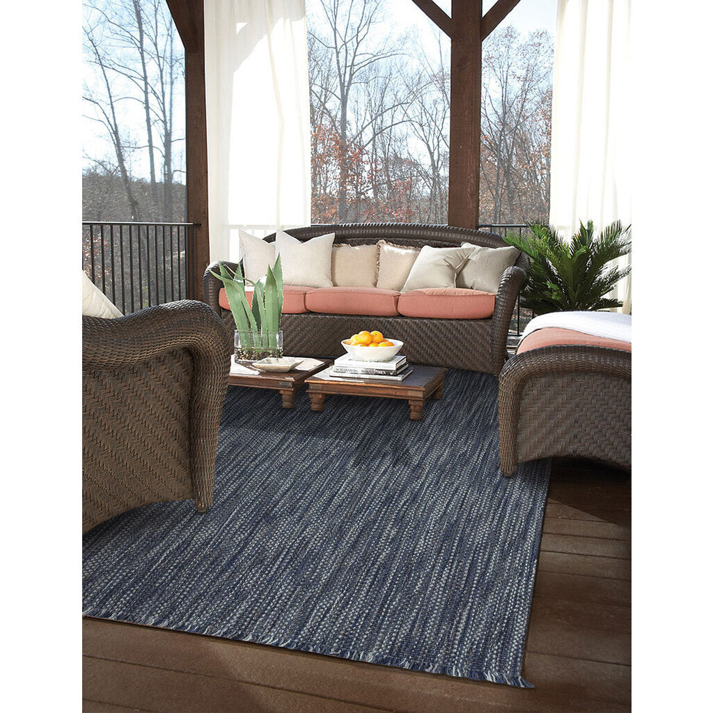 Seagrove Wedgewood Flat Woven Rug Vertical Stripe Rectangle image