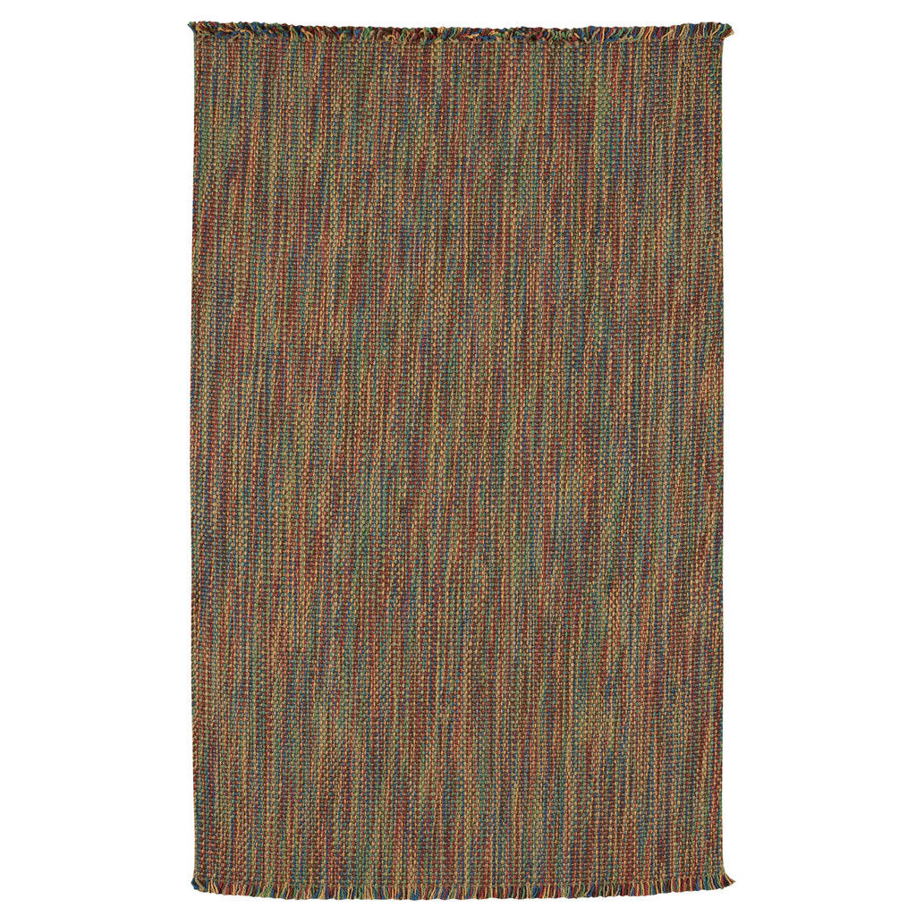 Seagrove Multi Flat Woven Rug Vertical Stripe Rectangle image