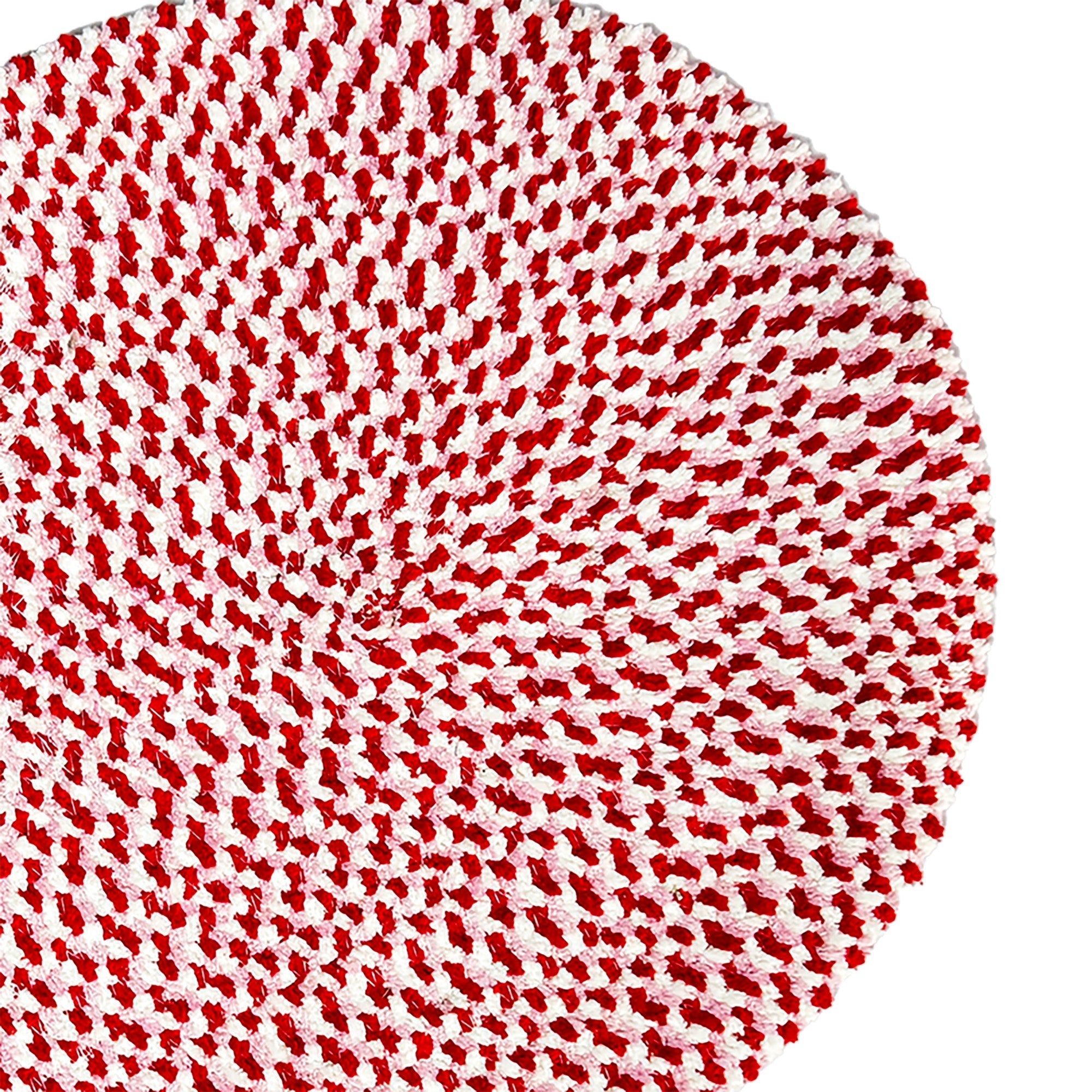 Happy Holidays-Valentine Valentine Braided Rug Heartshape image