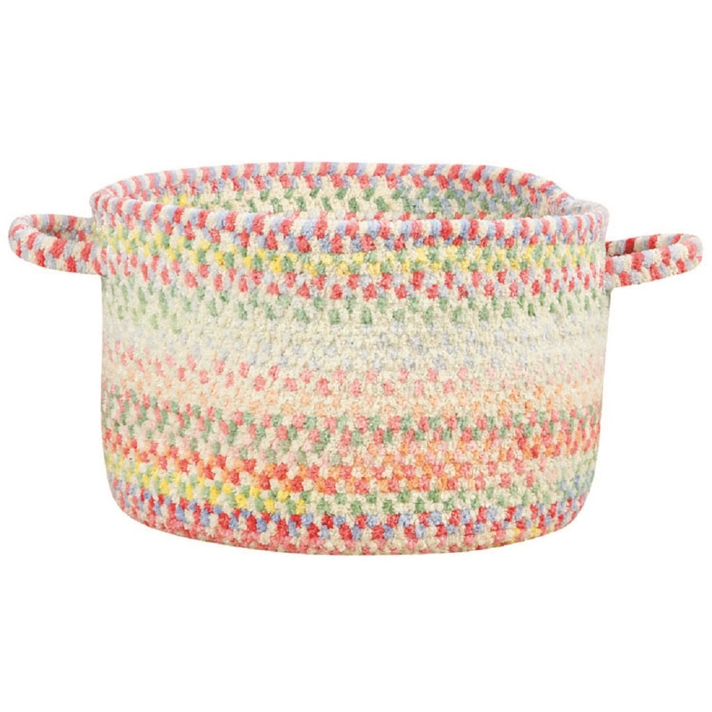 Cutting Garden Lily Braided Rug Basket image