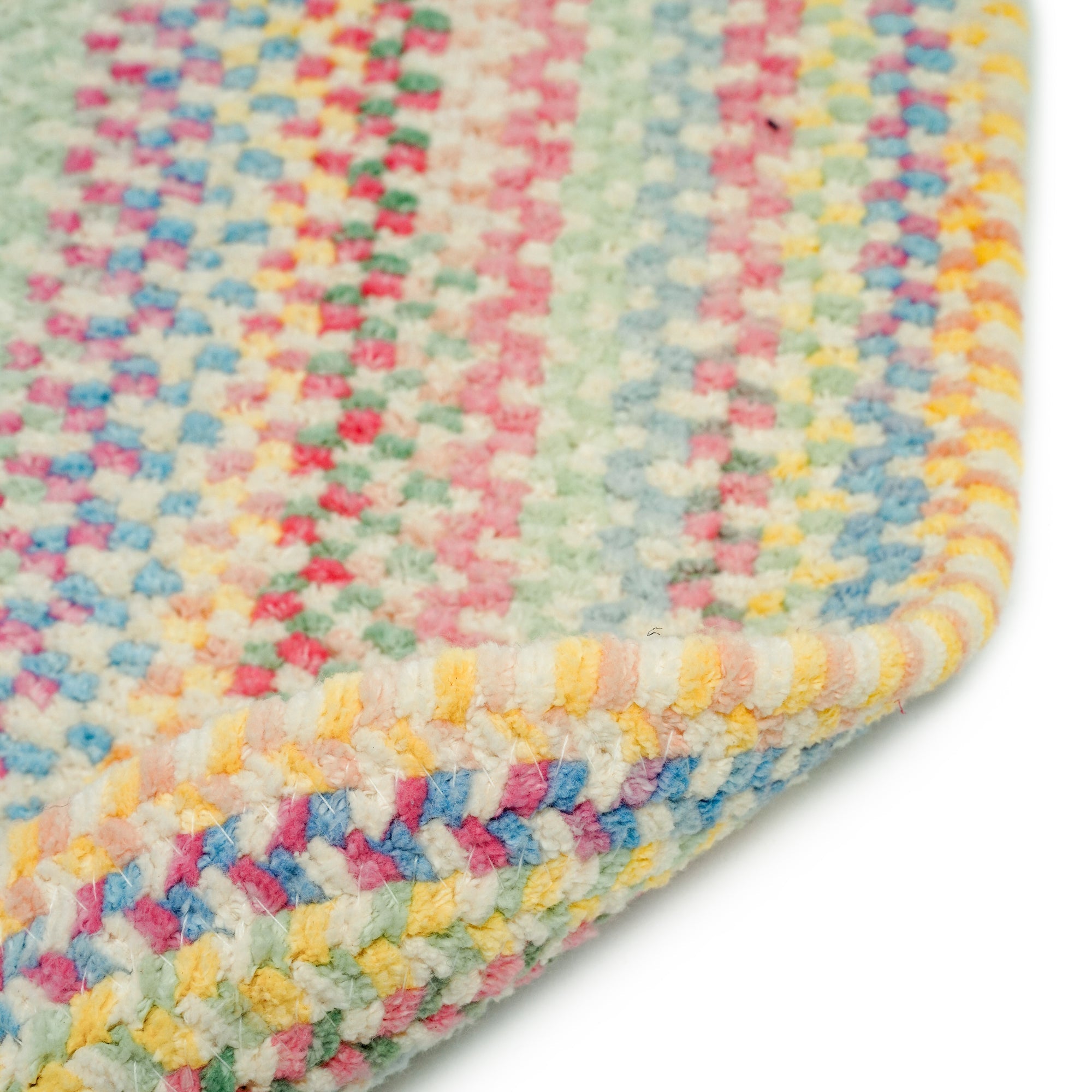 Cutting Garden Lily Braided Rug Round image