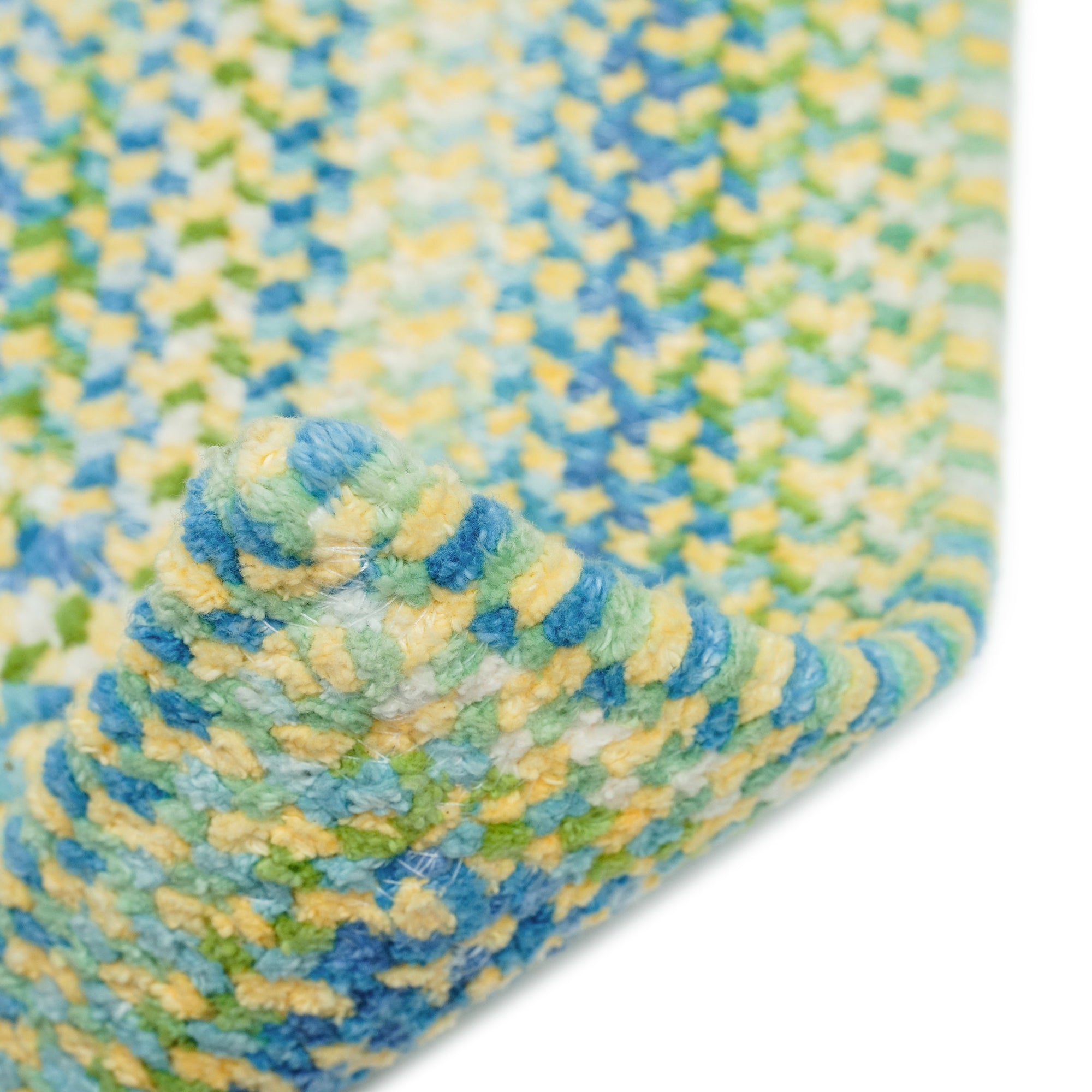 Sailor Boy Parrot Braided Rug Concentric Rectangle image
