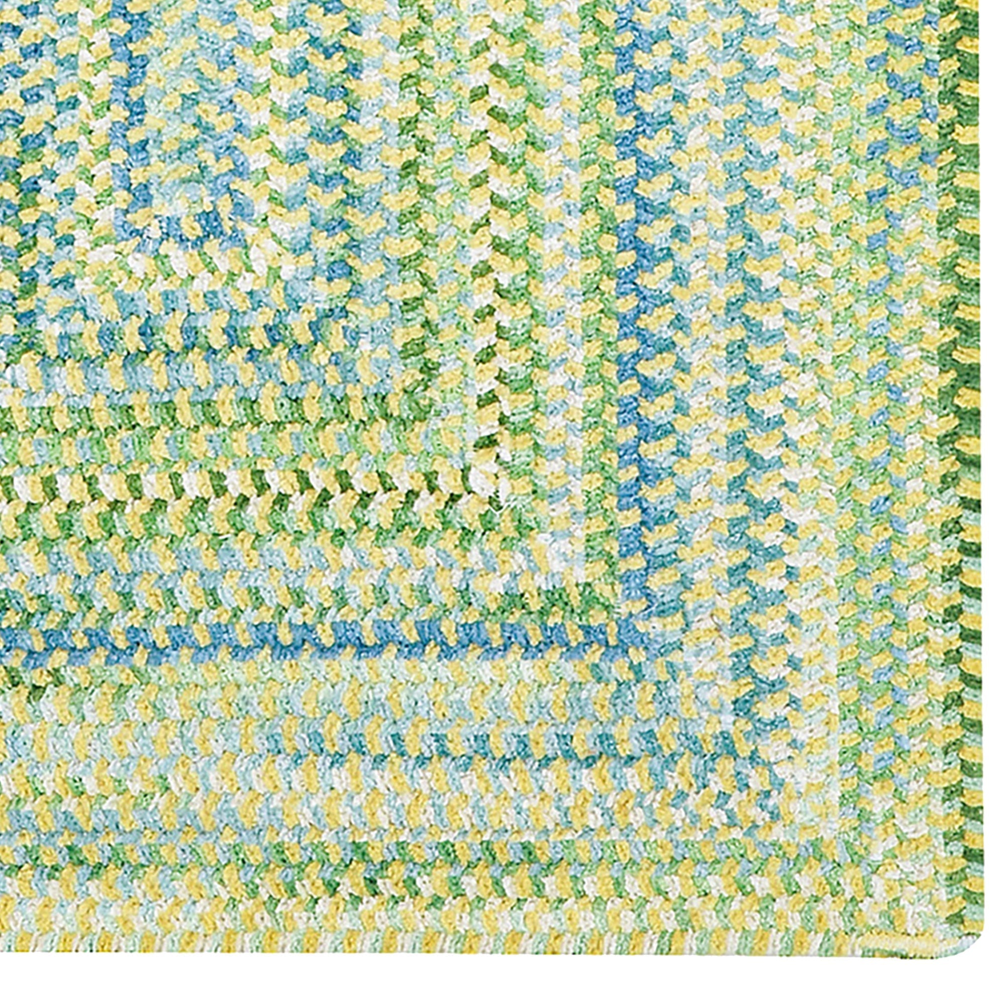 Sailor Boy Parrot Braided Rug Concentric Rectangle image