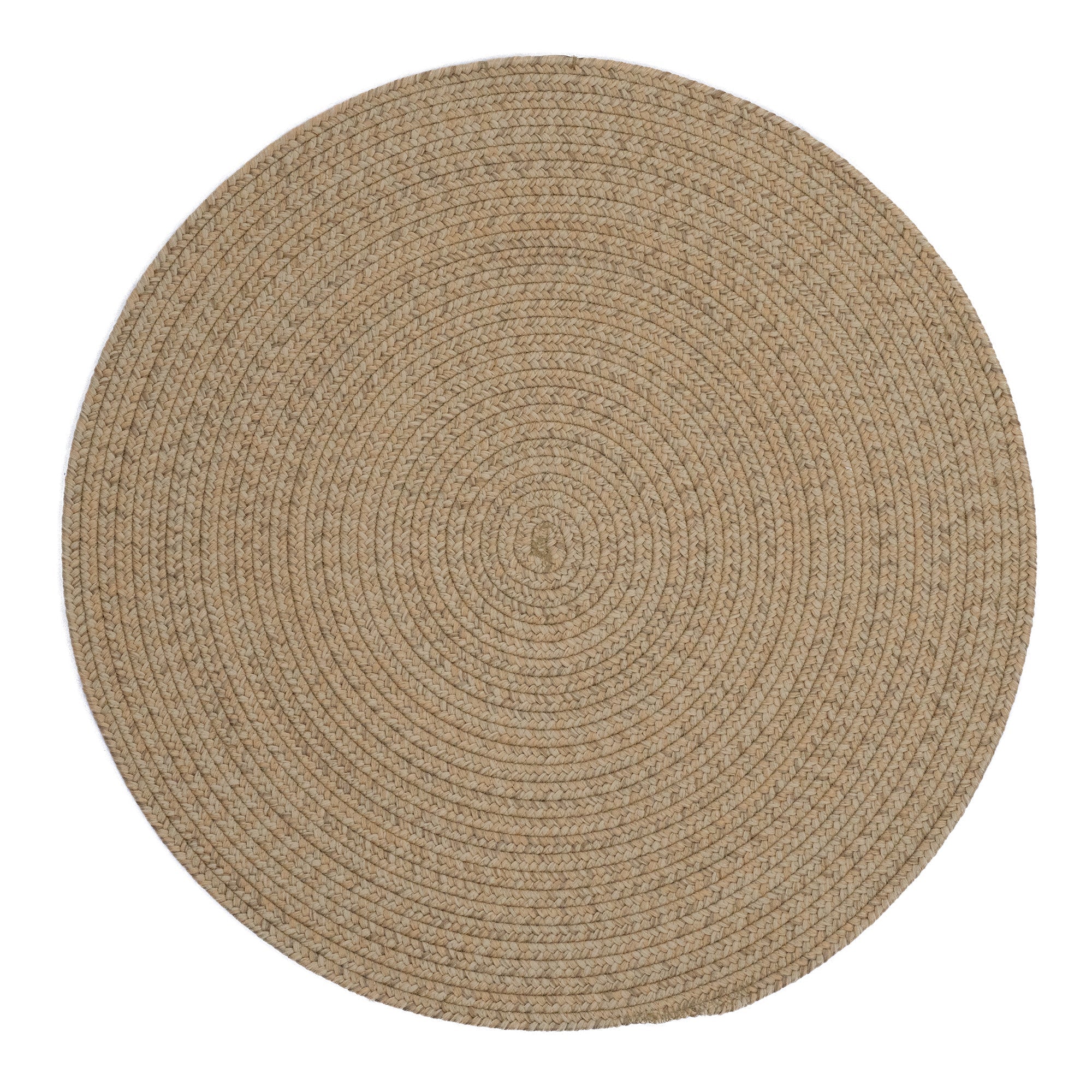 Simplicity Flax Braided Rug Round image