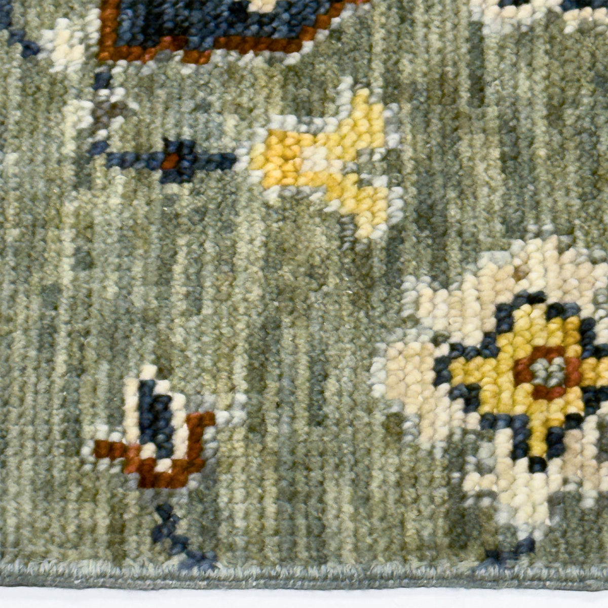 Zaria Mint Hand Knotted Rug Rectangle image