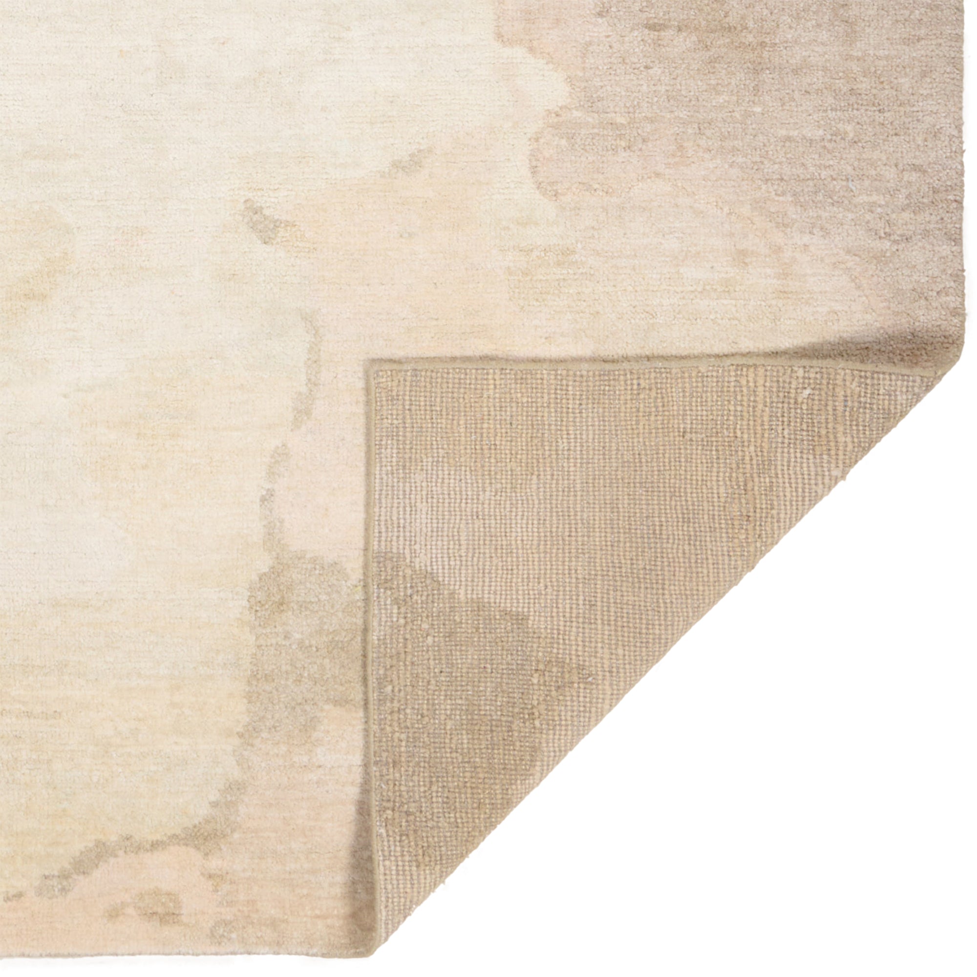 Aquarelles Blanc Hand Knotted Rug Rectangle image