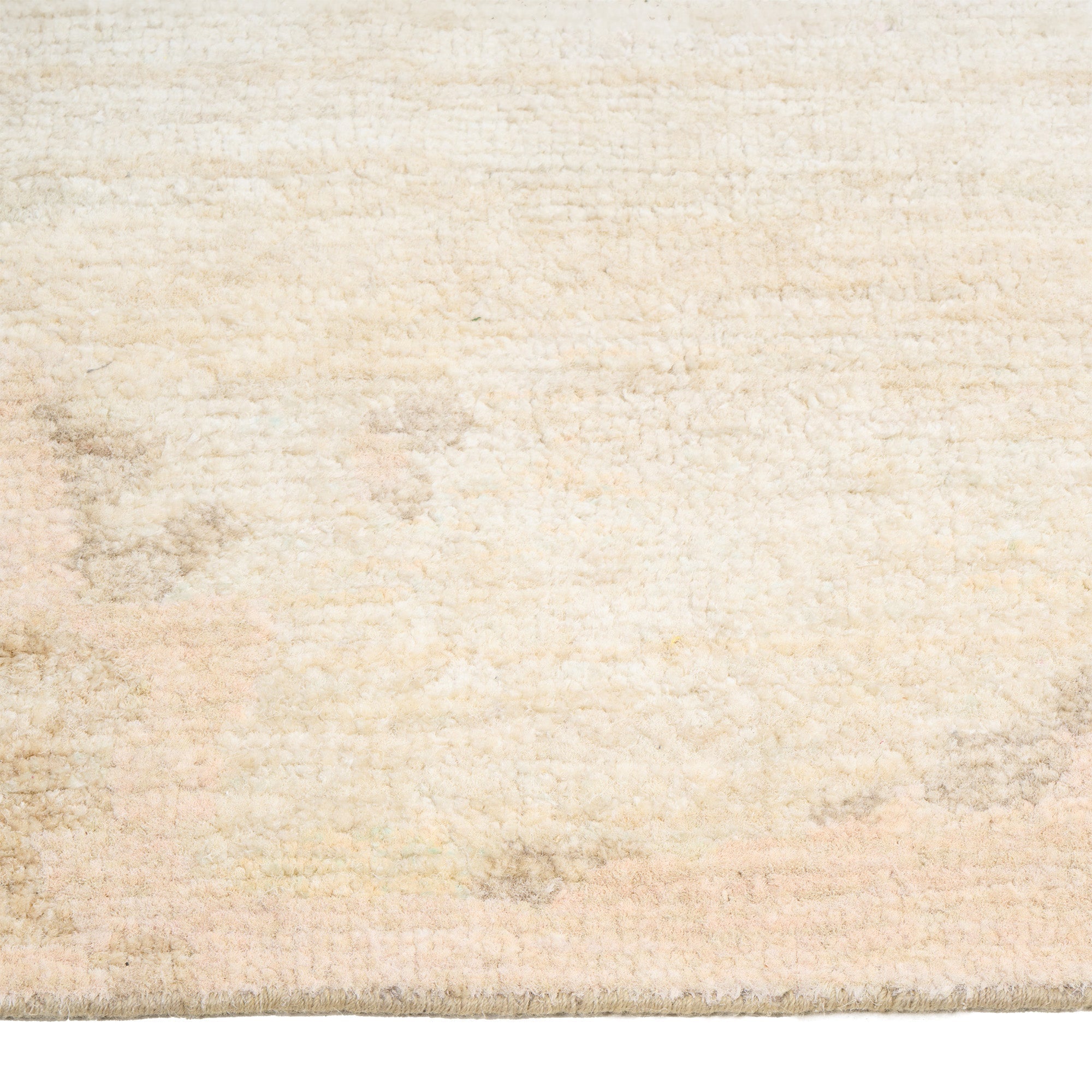 Aquarelles Blanc Hand Knotted Rug Rectangle image
