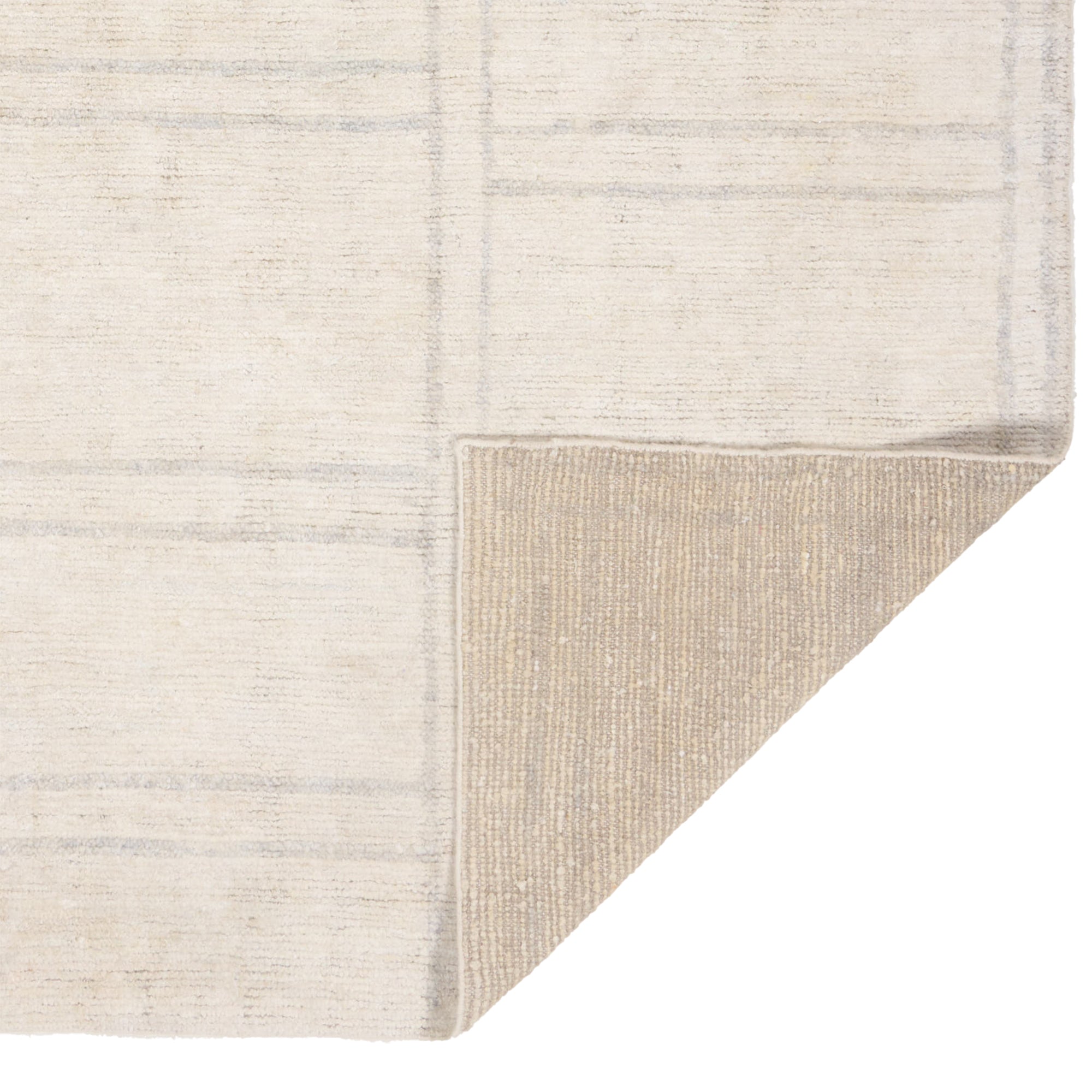 Graylen Silver Tile Hand Knotted Rug Rectangle image