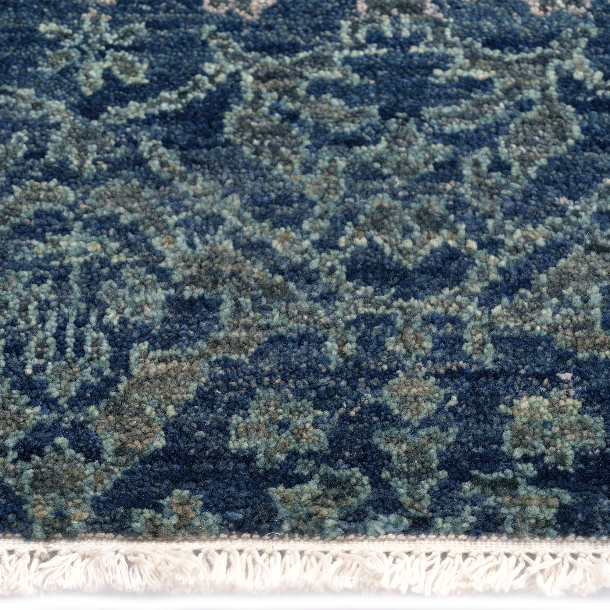 Pinnacle Navy Hand Knotted Rug Rectangle image
