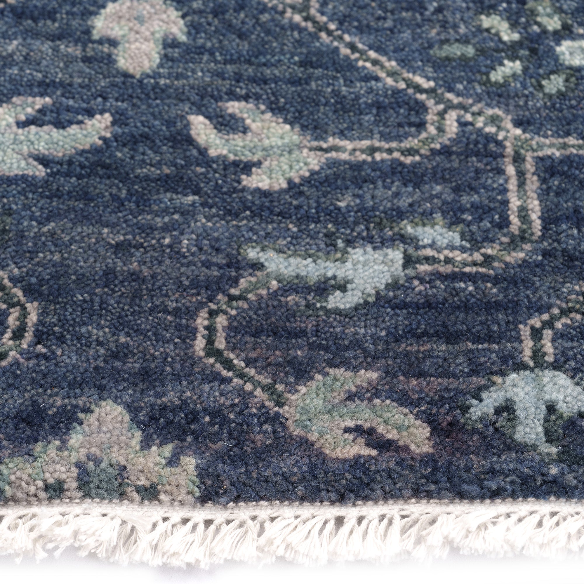 Ethereal Navy Hand Knotted Rug Rectangle image