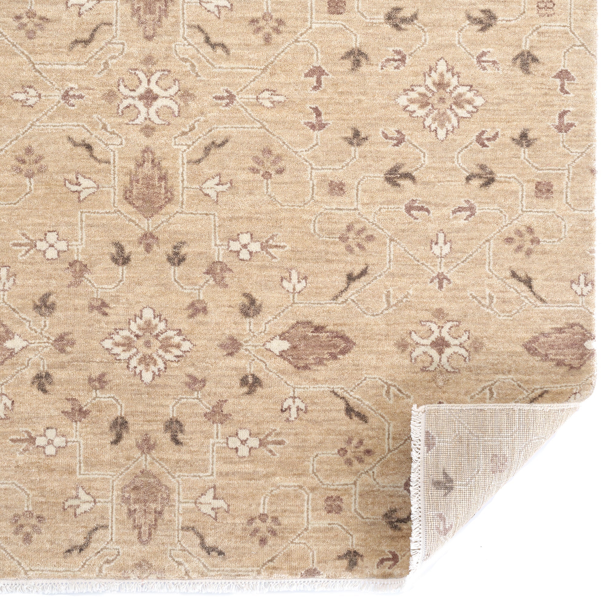 Ethereal Natural Hand Knotted Rug Rectangle image