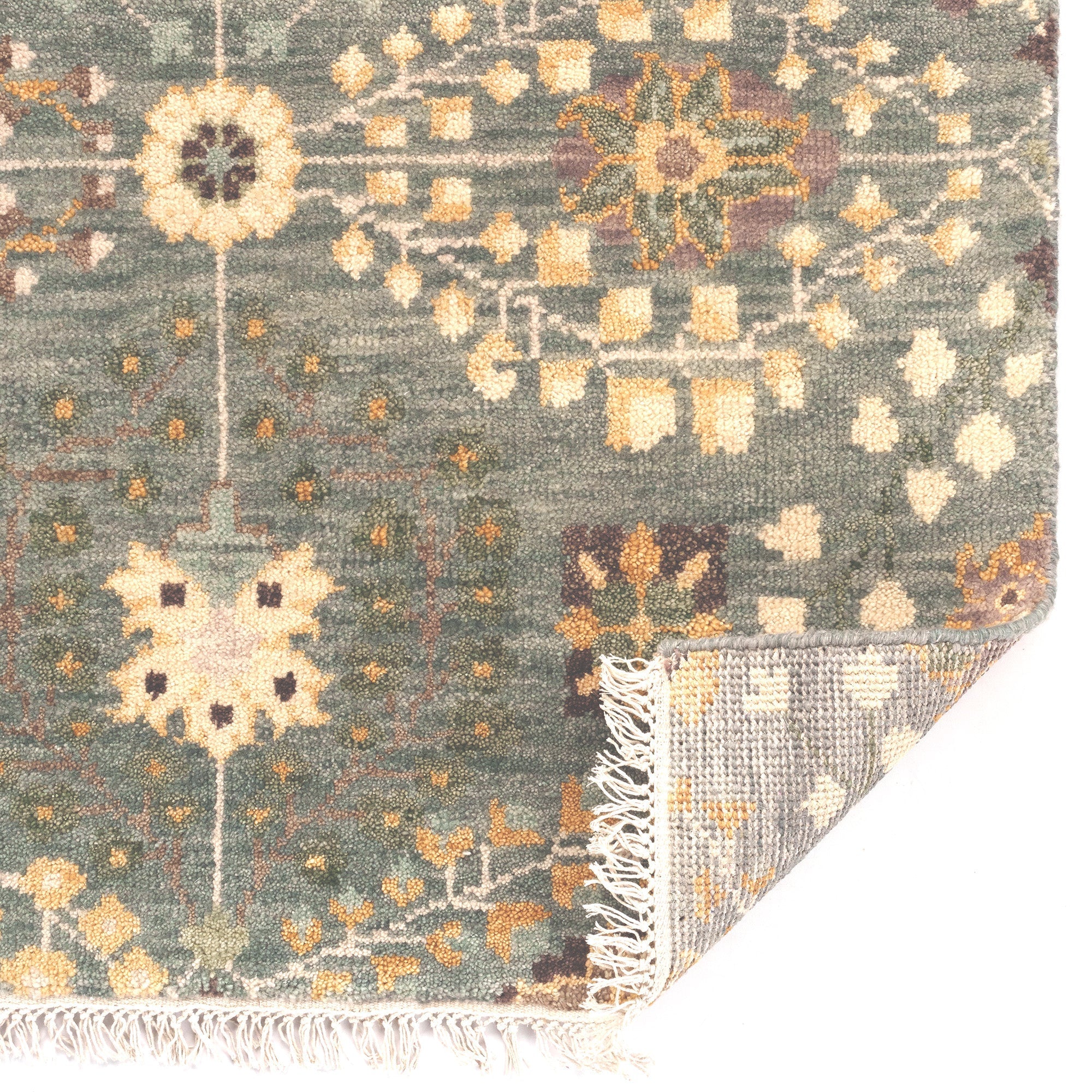 Kerrington-Eisley Robin's Egg Hand Knotted Rug Rectangle image