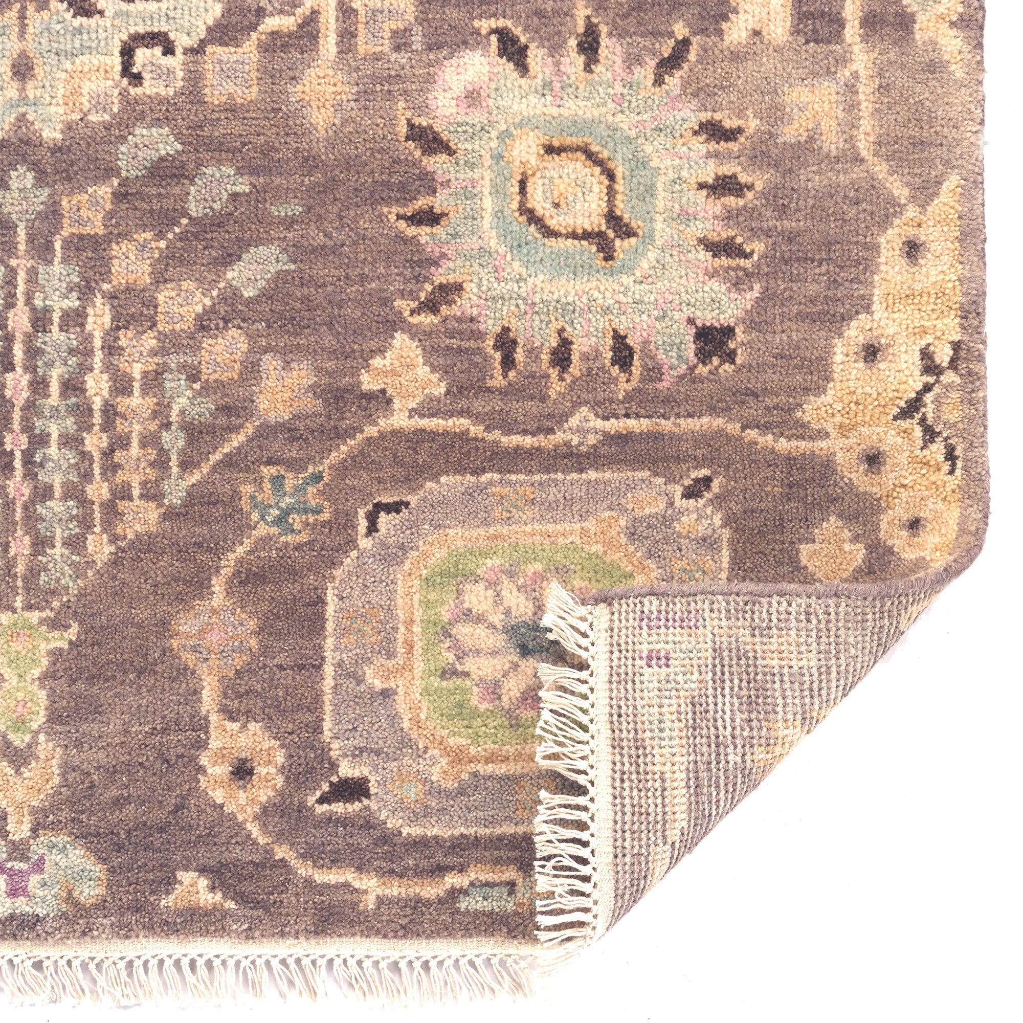 Kerrington-Newbury Mushroom Hand Knotted Rug Rectangle image