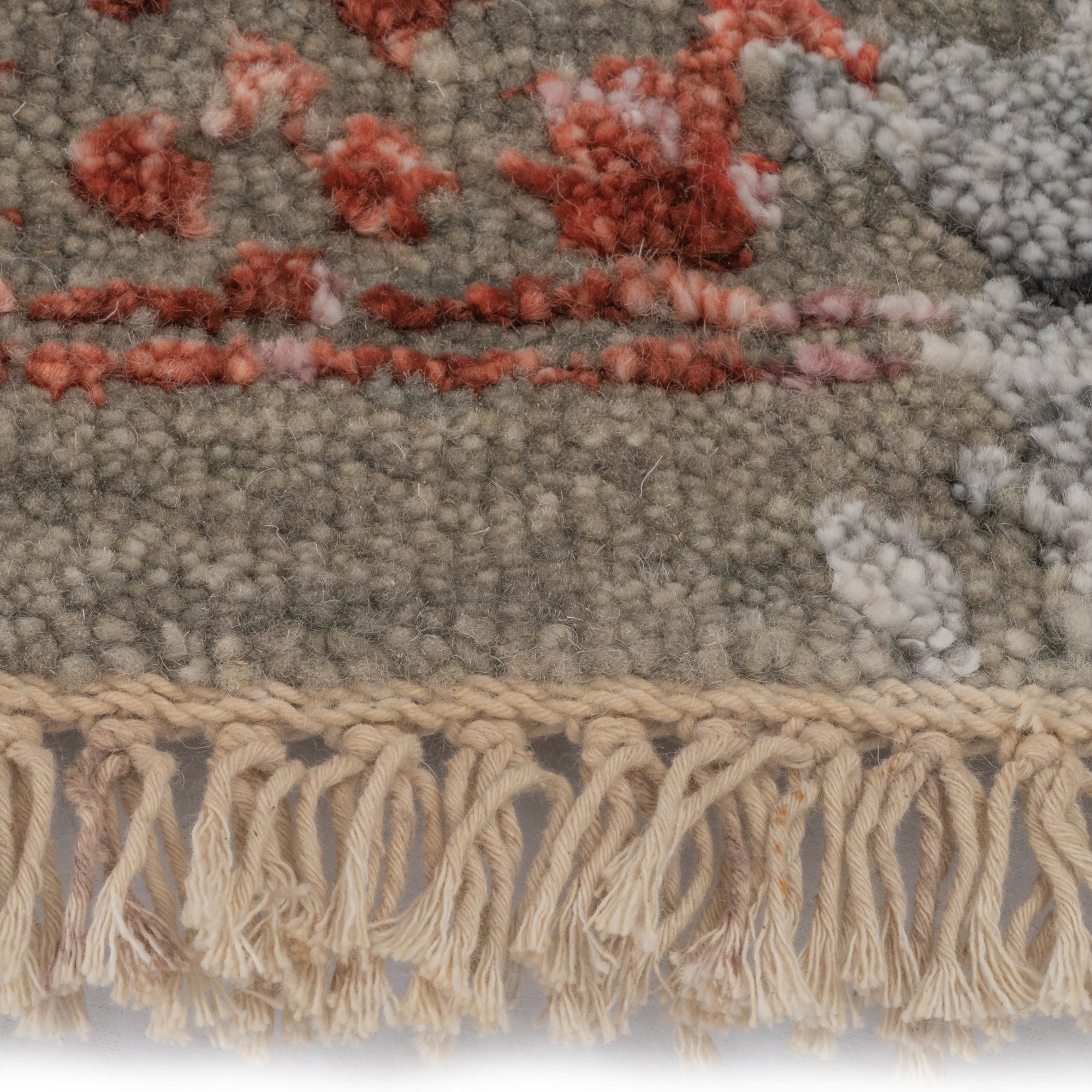 Carrara Charcoal Multi Hand Knotted Rug Rectangle image