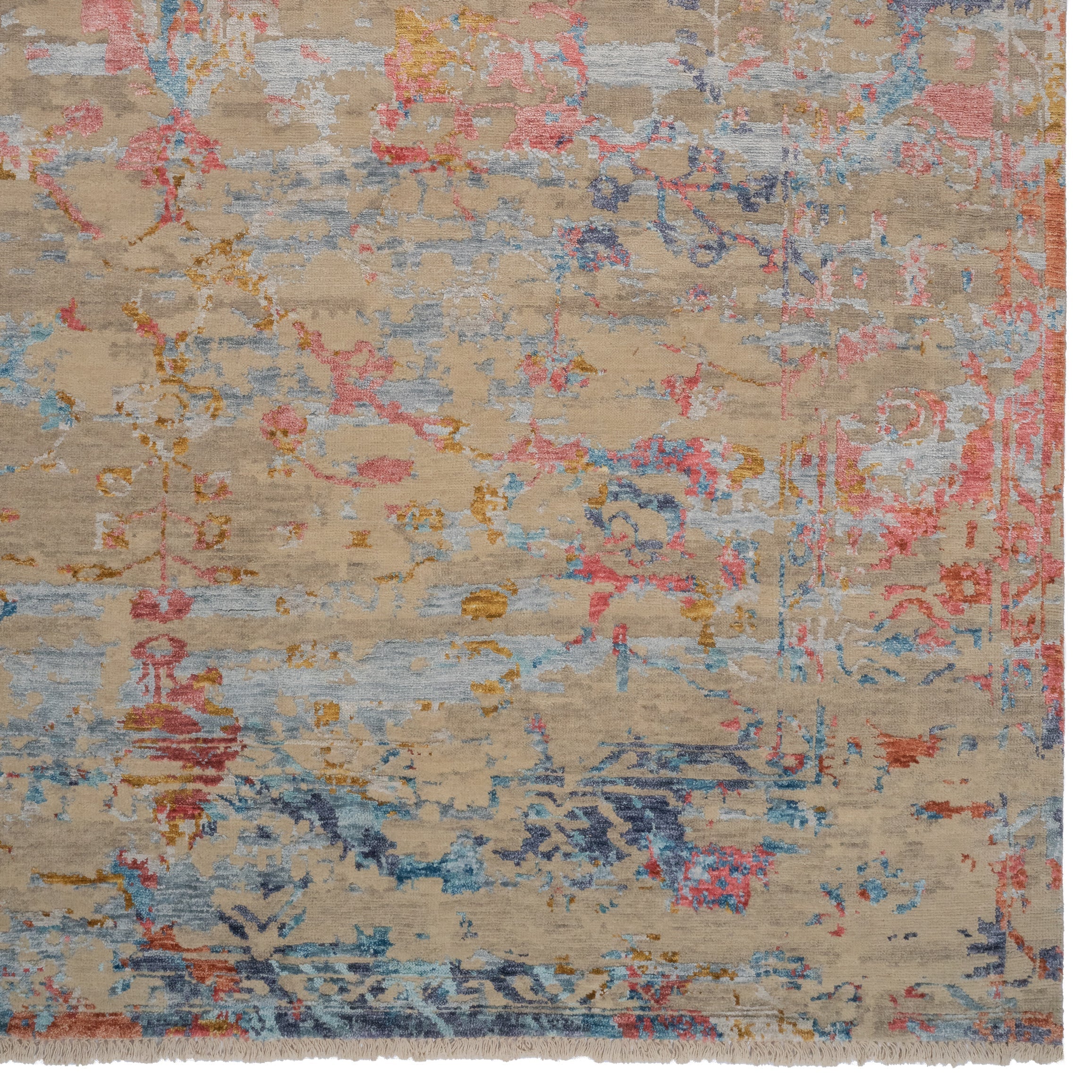 Carrara Multi Hand Knotted Rug Rectangle image