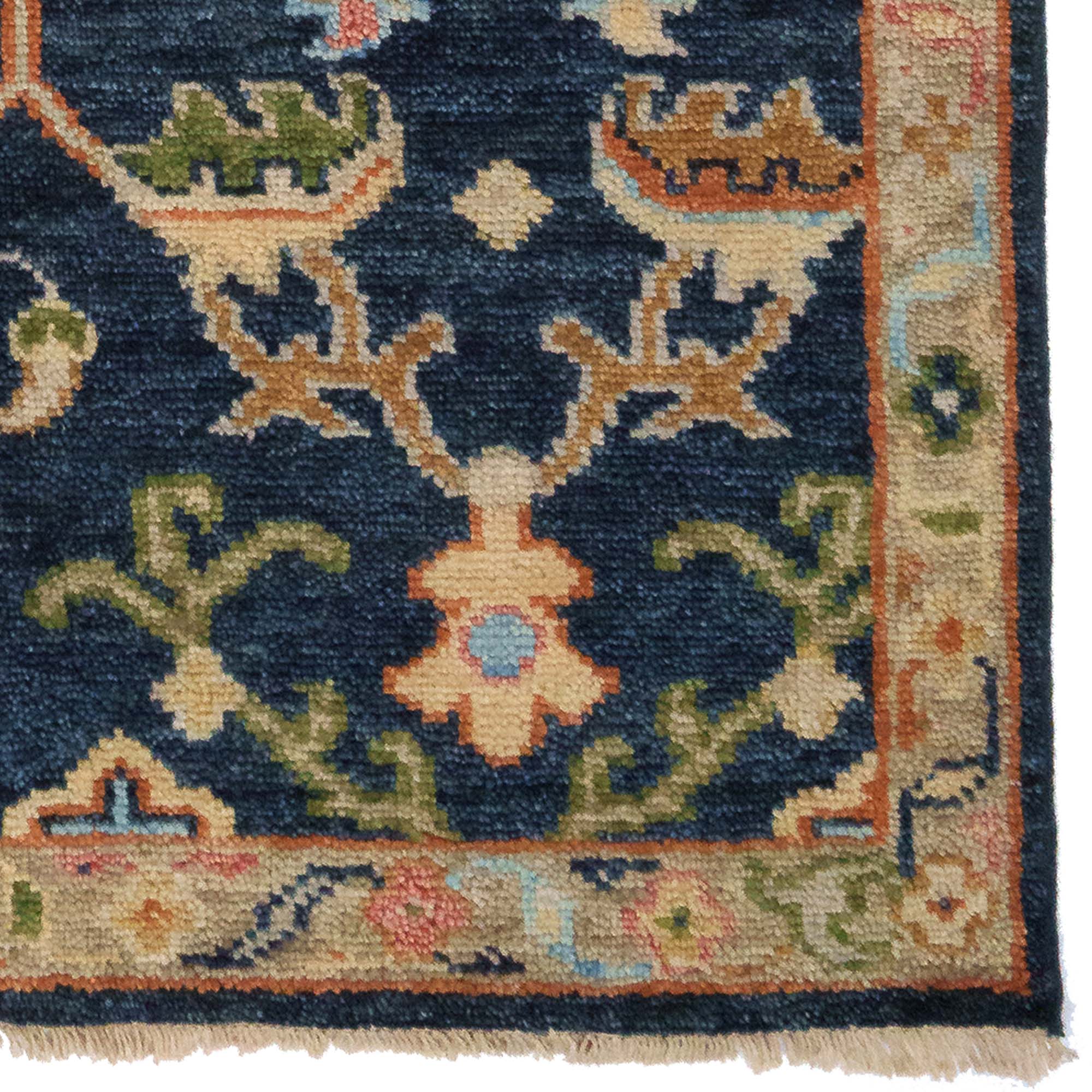 Charise-Palmette Dark Denim