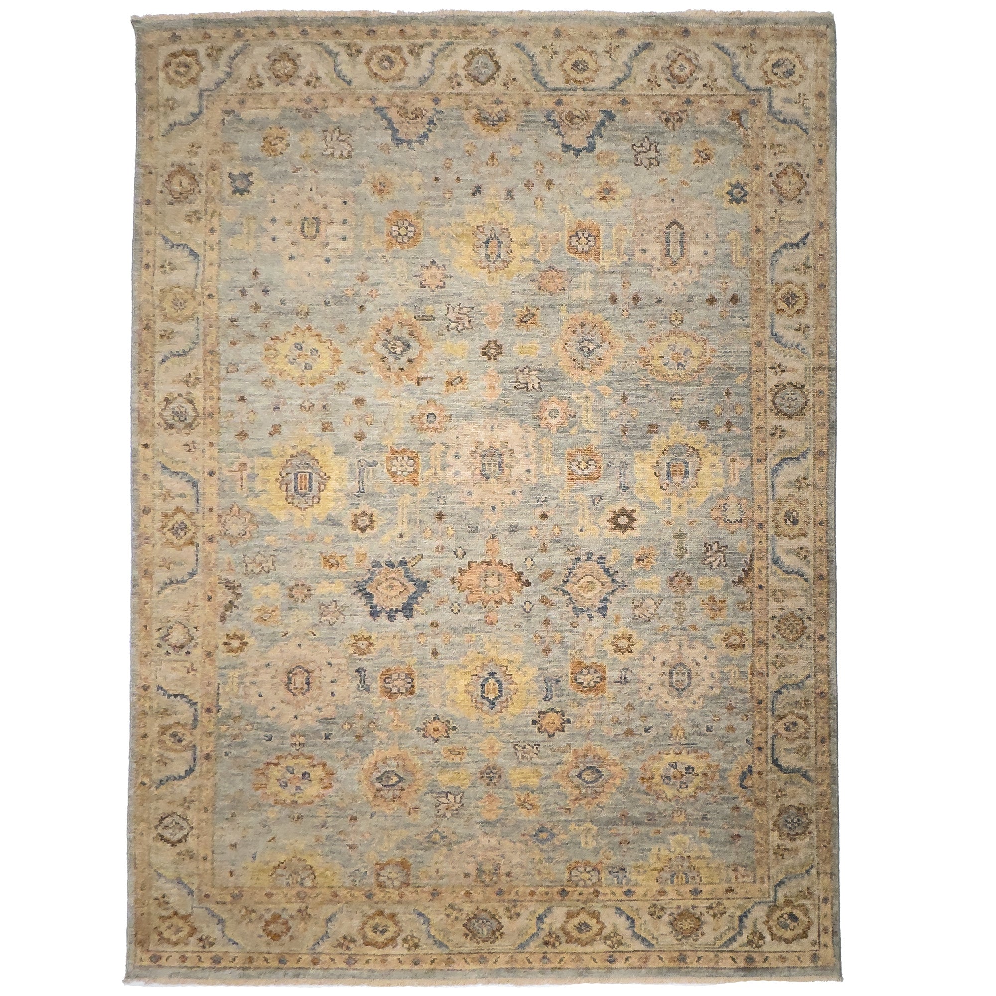 Charise-Maya Seafoam Hand Knotted Rug Rectangle image