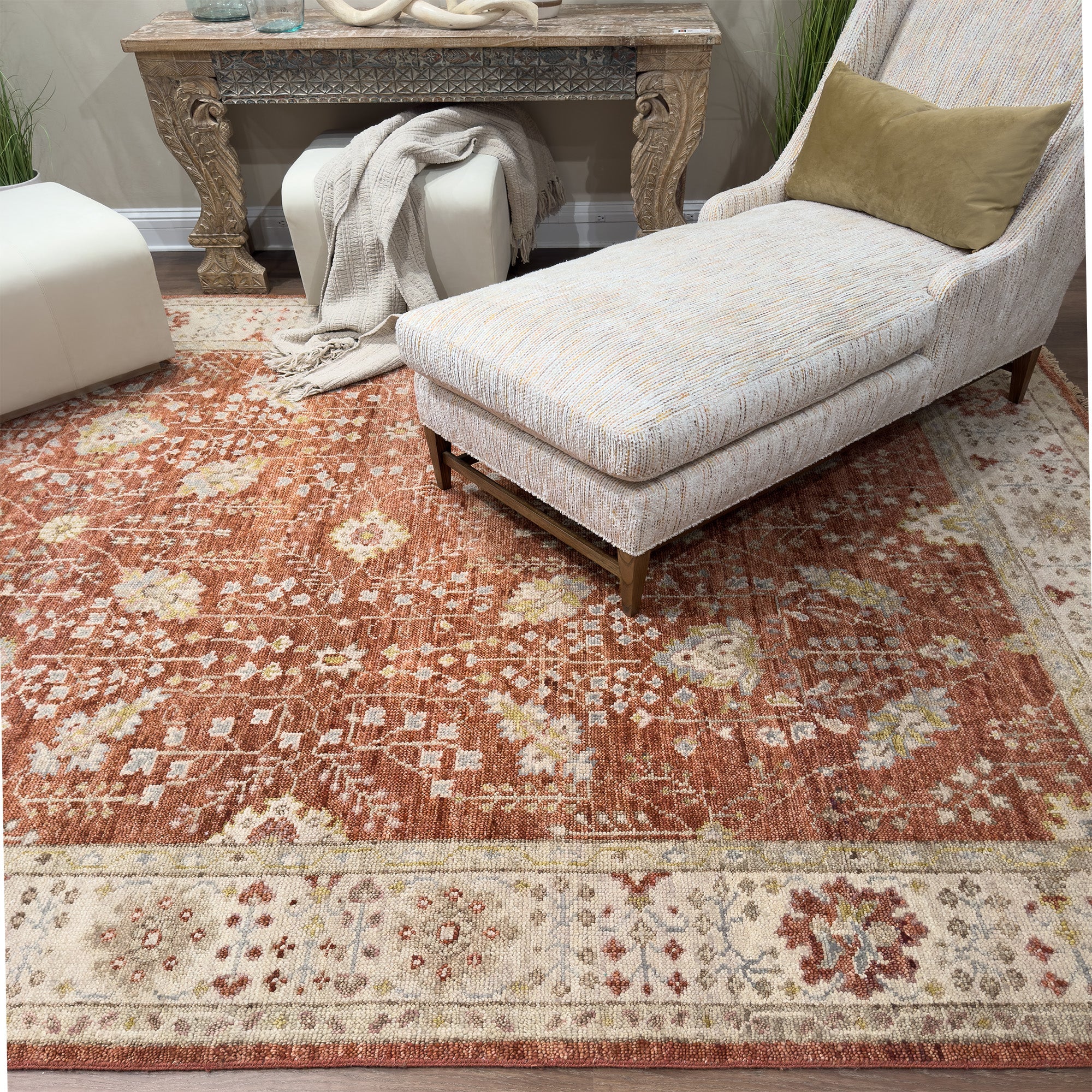 Charise-Pari Scarlett Hand Knotted Rug Rectangle image