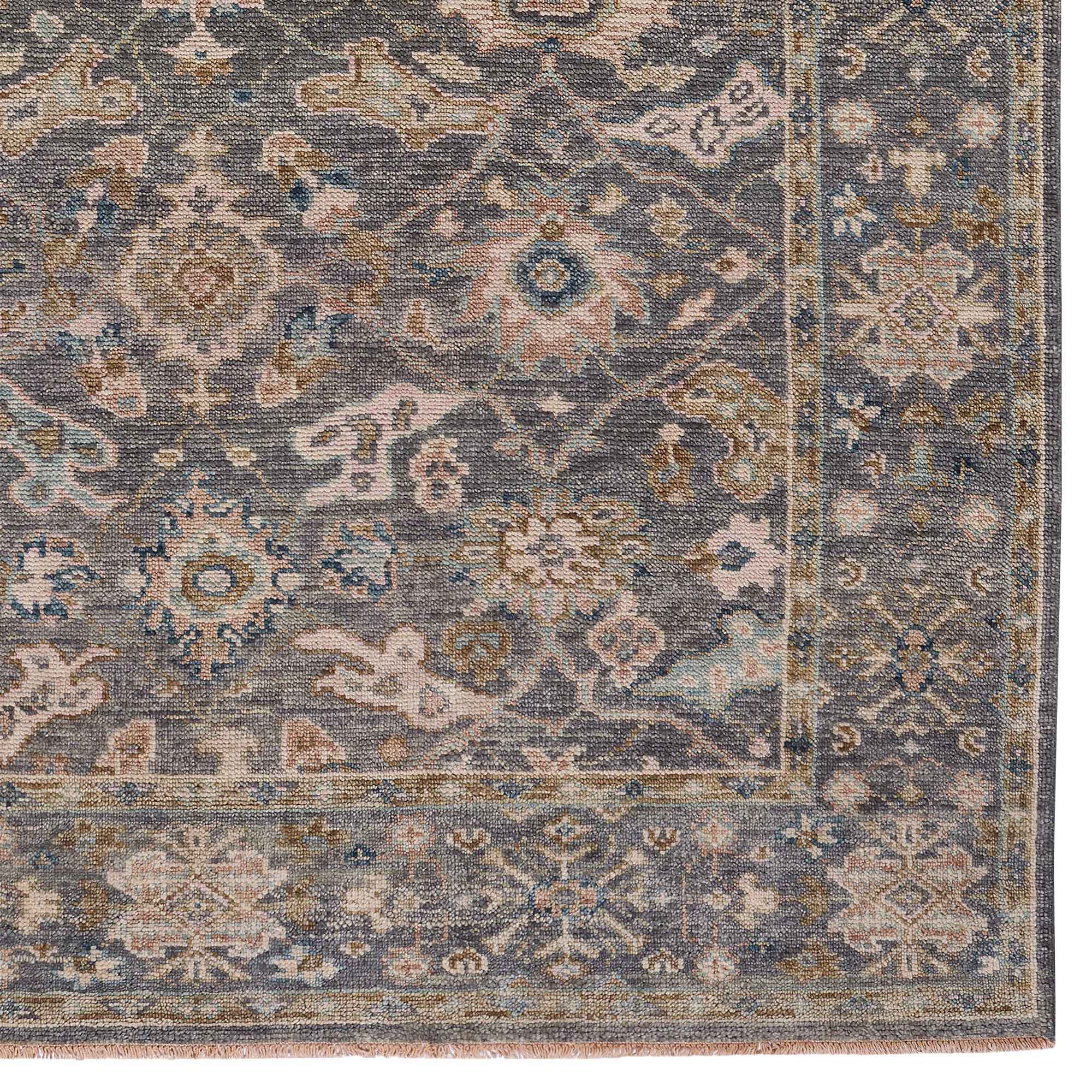Braymore-Edison Pewter Hand Knotted Rug Rectangle image