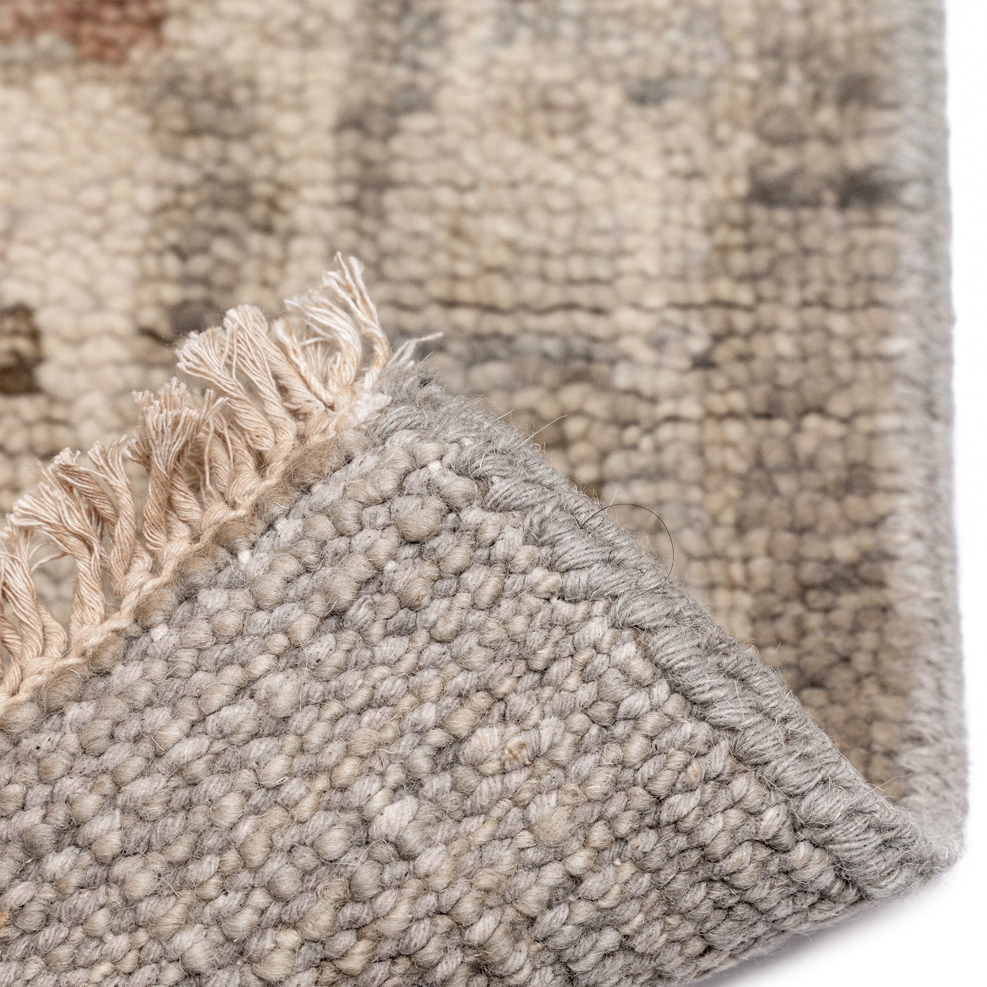 Braymore-Keller Silver Ivory Hand Knotted Rug Rectangle image