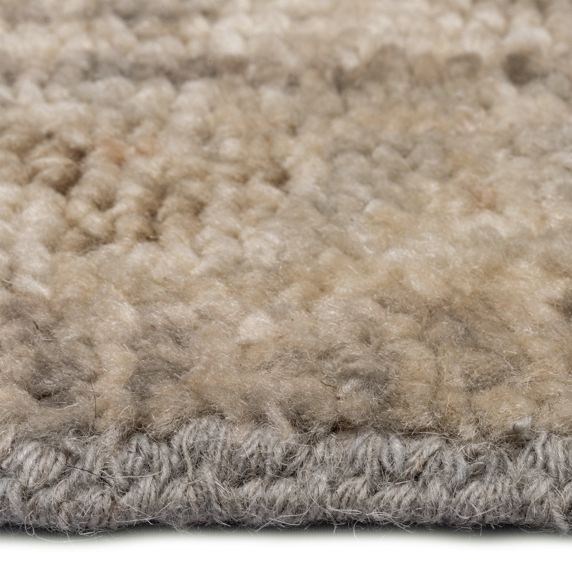 Braymore-Keller Silver Ivory Hand Knotted Rug Rectangle image
