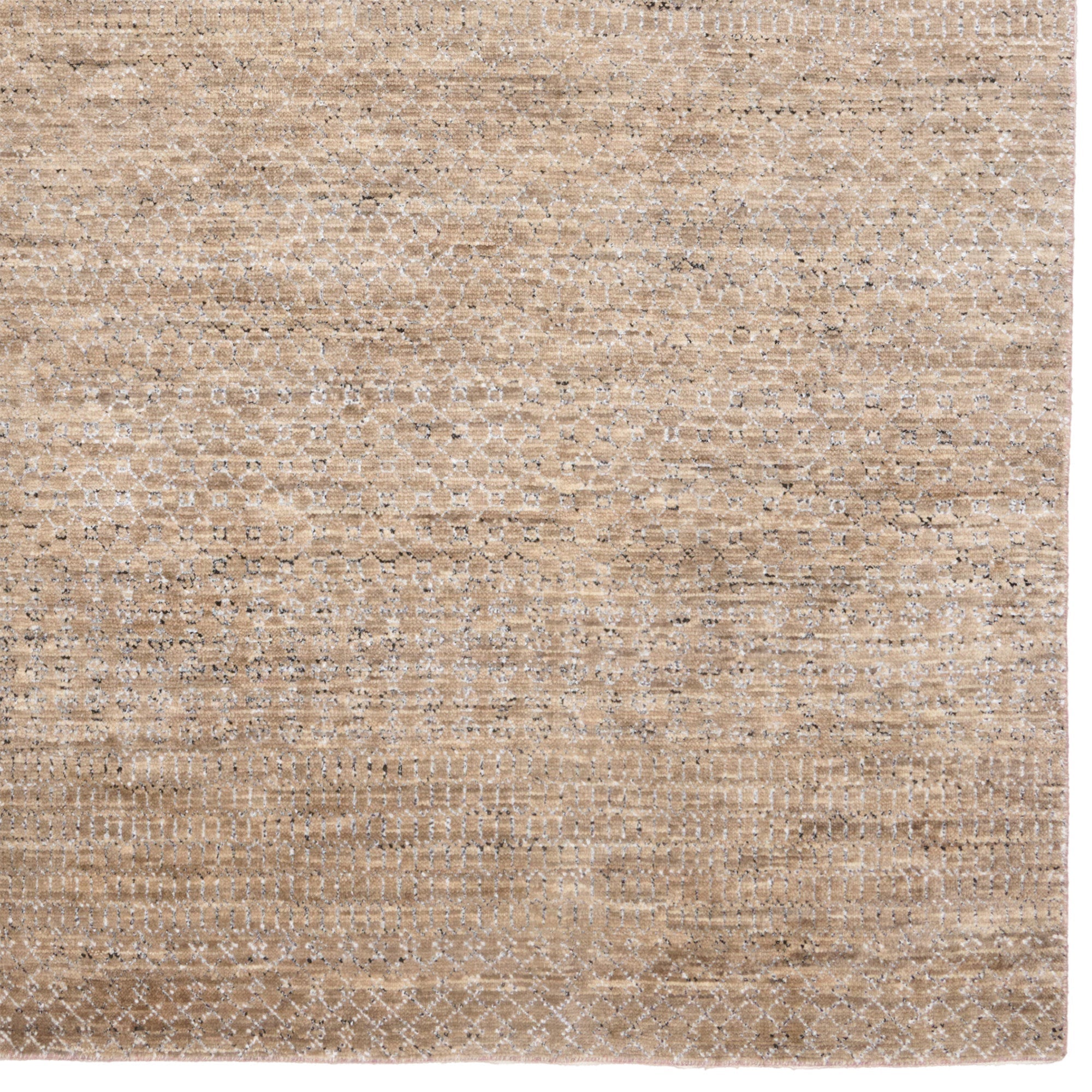 Veld Clay hand knotte Rectangle image