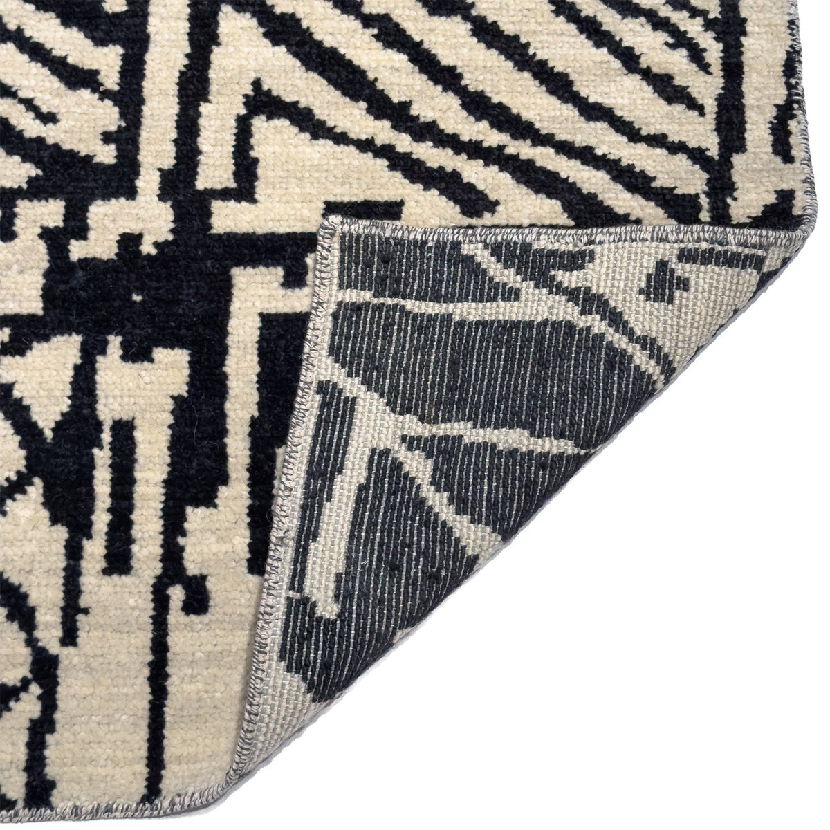 Montpelier Noir Hand Knotted Rug Rectangle image