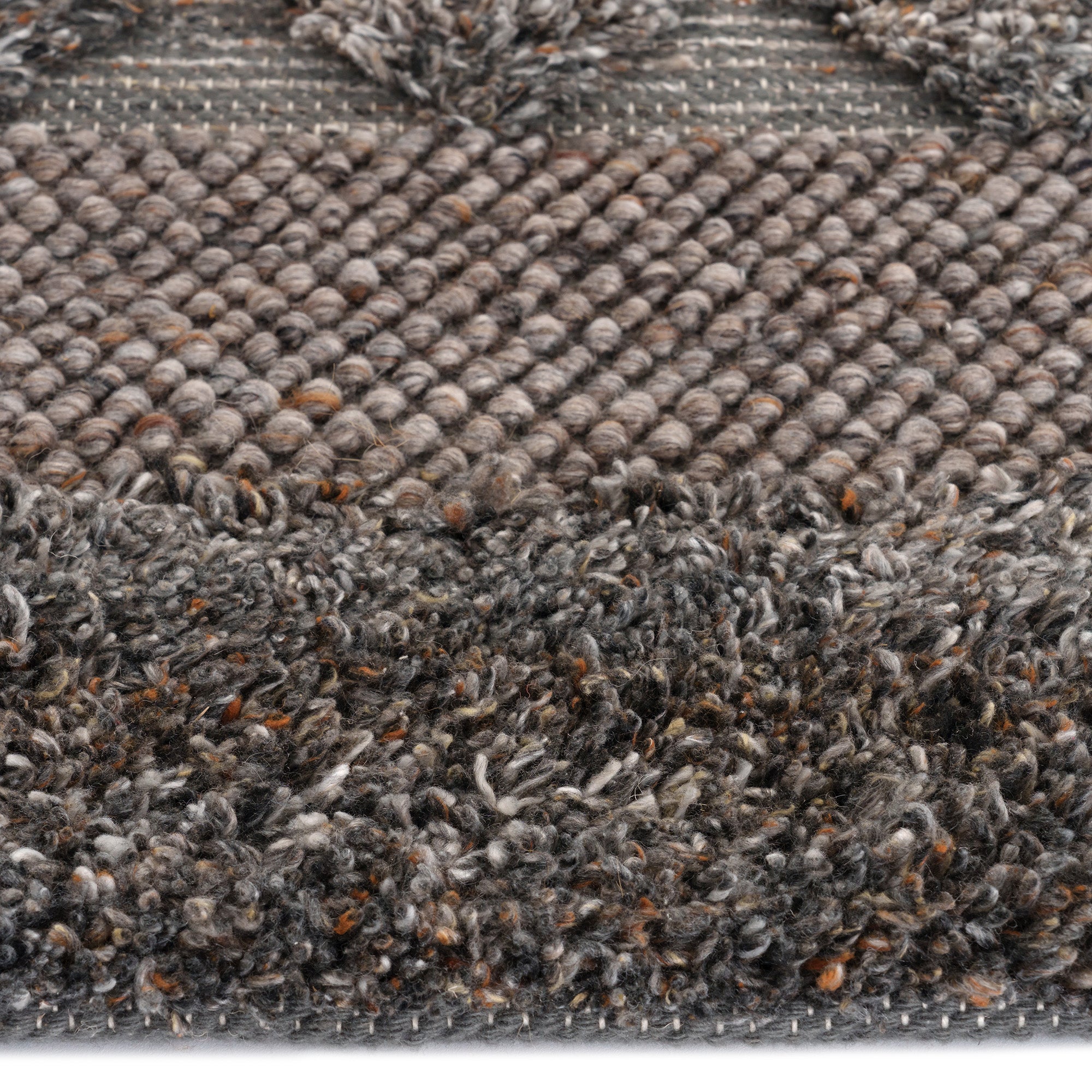 Boho Bliss Wood Hand Woven Area Rug Rectangle image