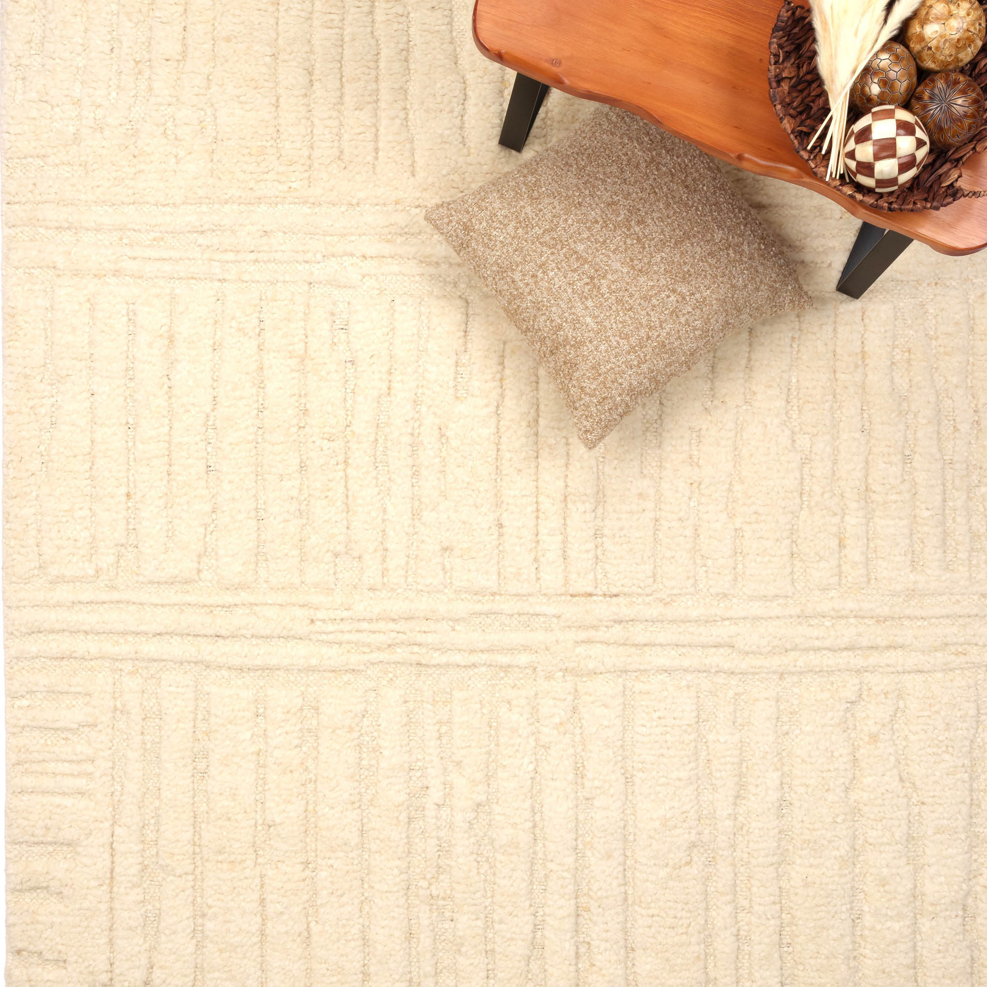 Vail Snow Hand Knotted Rug Rectangle image