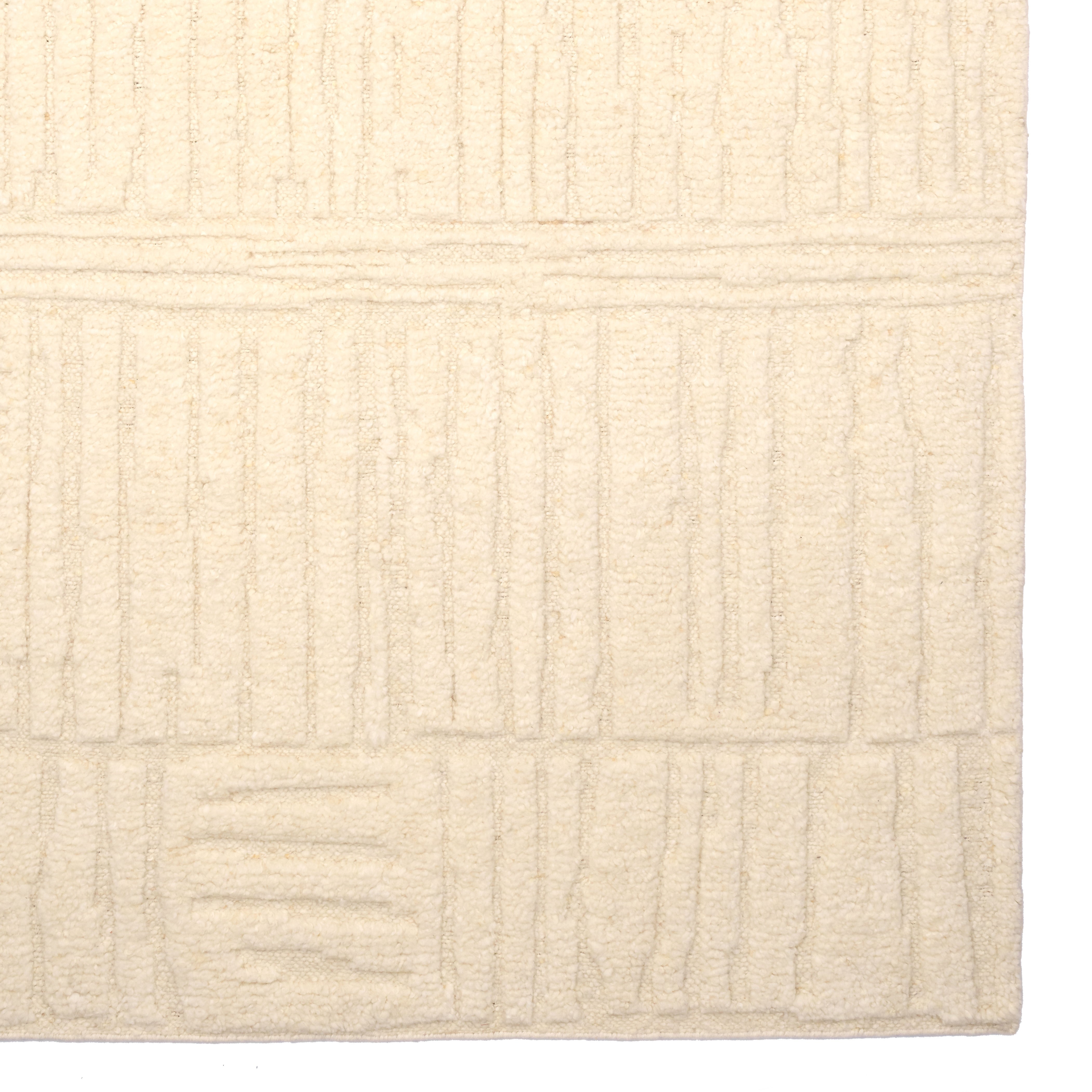Vail Snow Hand Knotted Rug Rectangle image