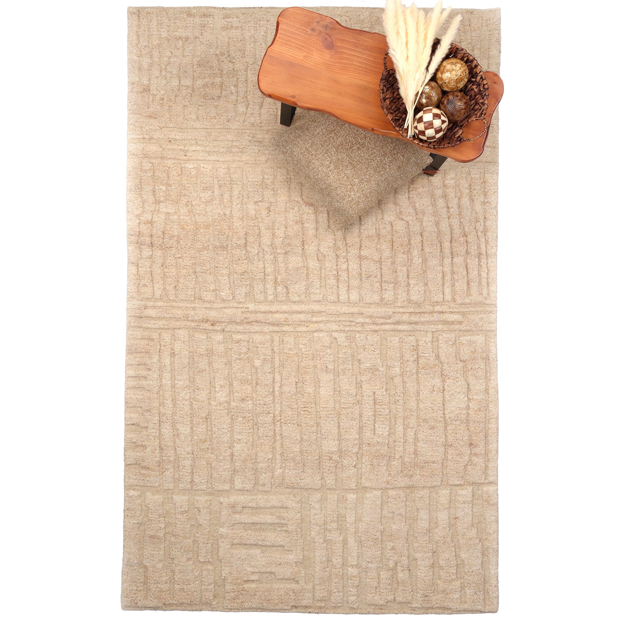 Vail Fawn Hand Knotted Rug Rectangle image