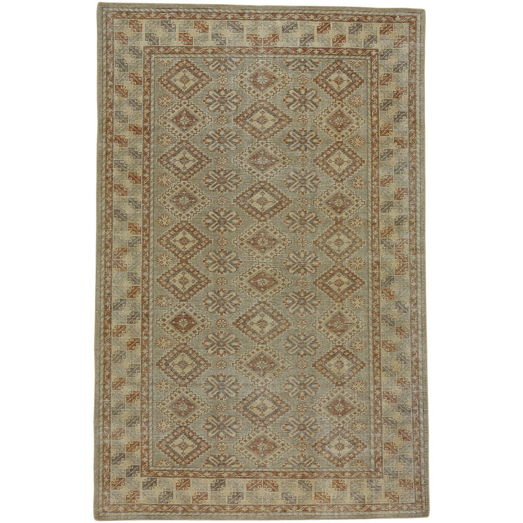 Bodrum Khaki Spice Hand Knotted Rug Rectangle image