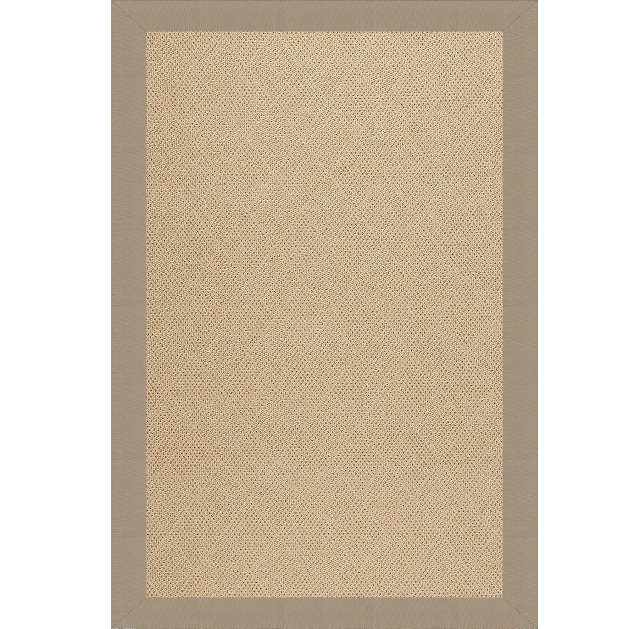Creative Concepts-Cane Wicker Canvas Linen Indoor/Outdoor Bordere Rectangle image