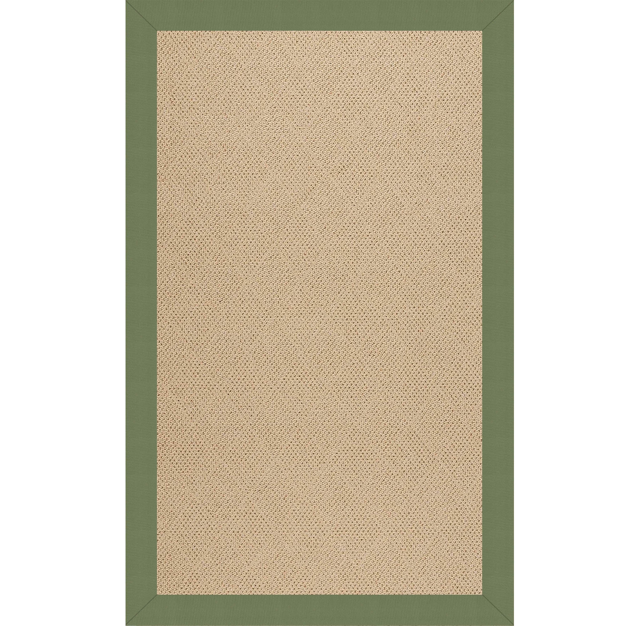 Creative Concepts-Cane Wicker Canvas Citron Indoor/Outdoor Bordere Rectangle image