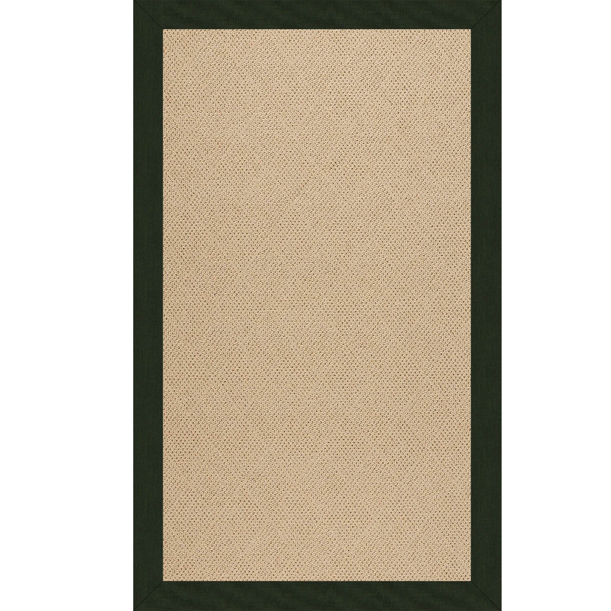 Creative Concepts-Cane Wicker Canvas Fern Indoor/Outdoor Bordere Rectangle image