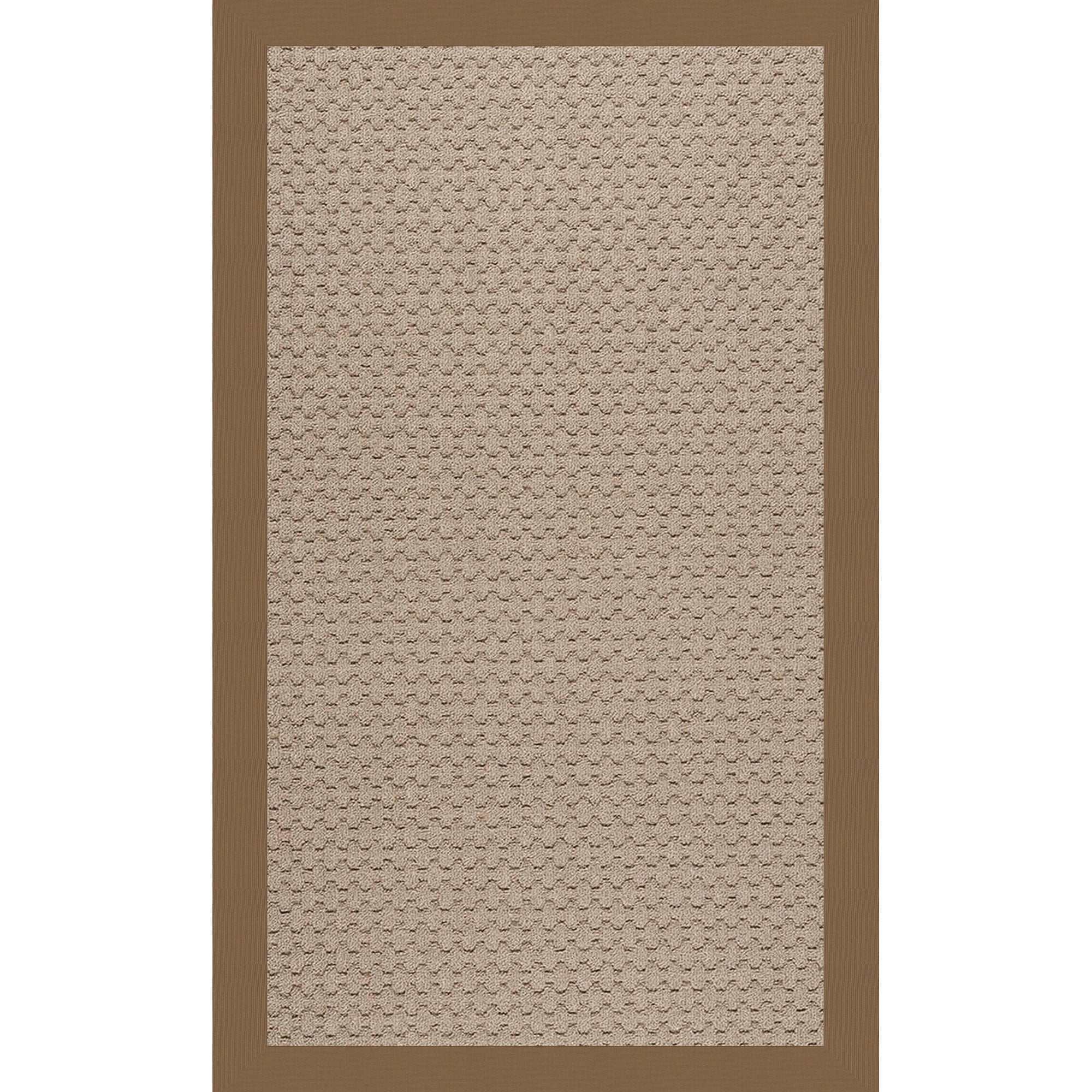 Creative Concepts-Grassy Mtn. Canvas Cocoa Indoor/Outdoor Bordere Rectangle image