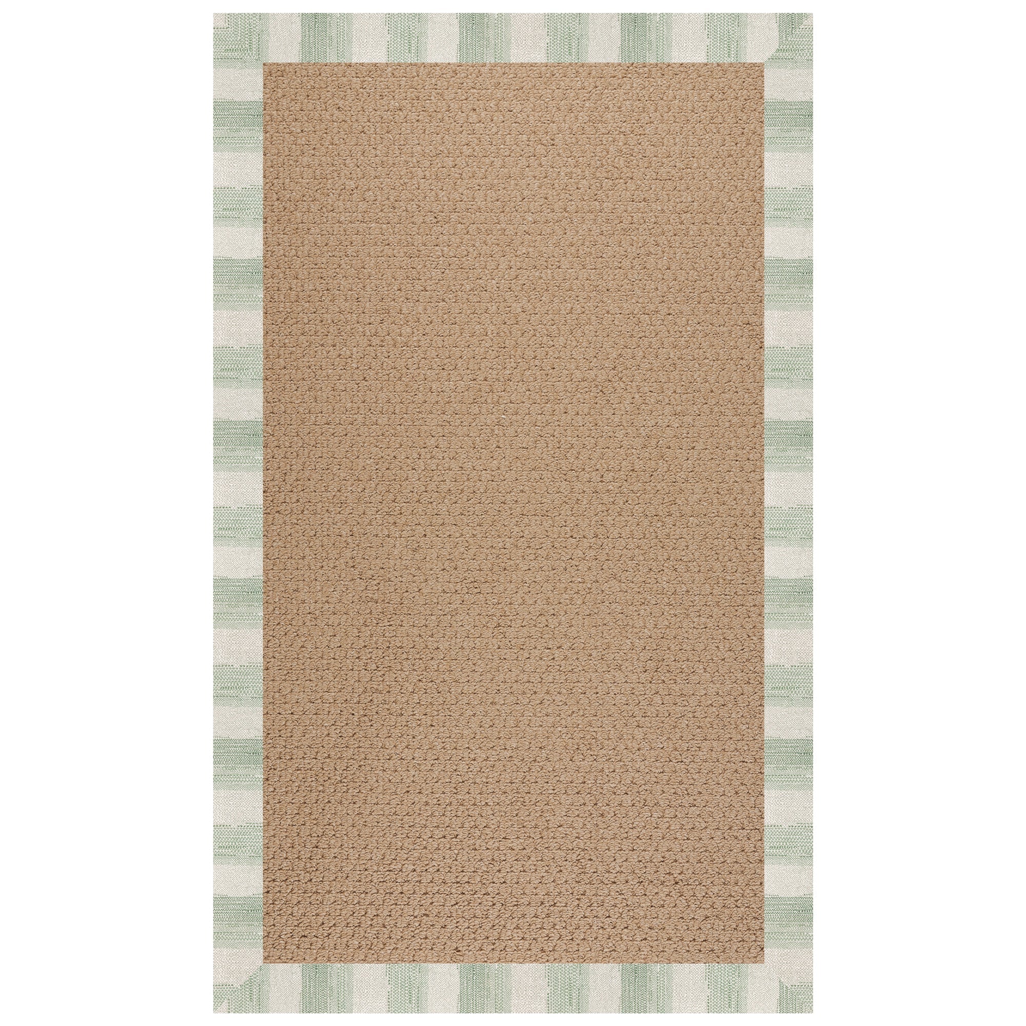 Creative Concepts-Raffia Sicily Olive Indoor/Outdoor Bordere Rectangle image