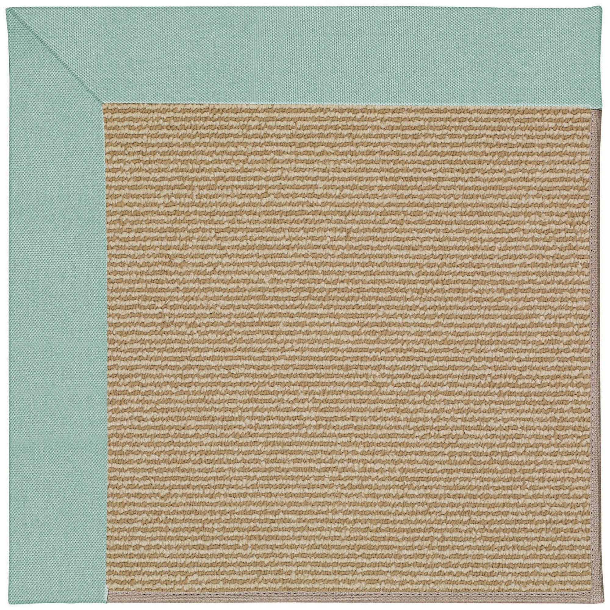 Creative Concepts-Sisal Canvas Spa Blue Indoor/Outdoor Bordere Rectangle image