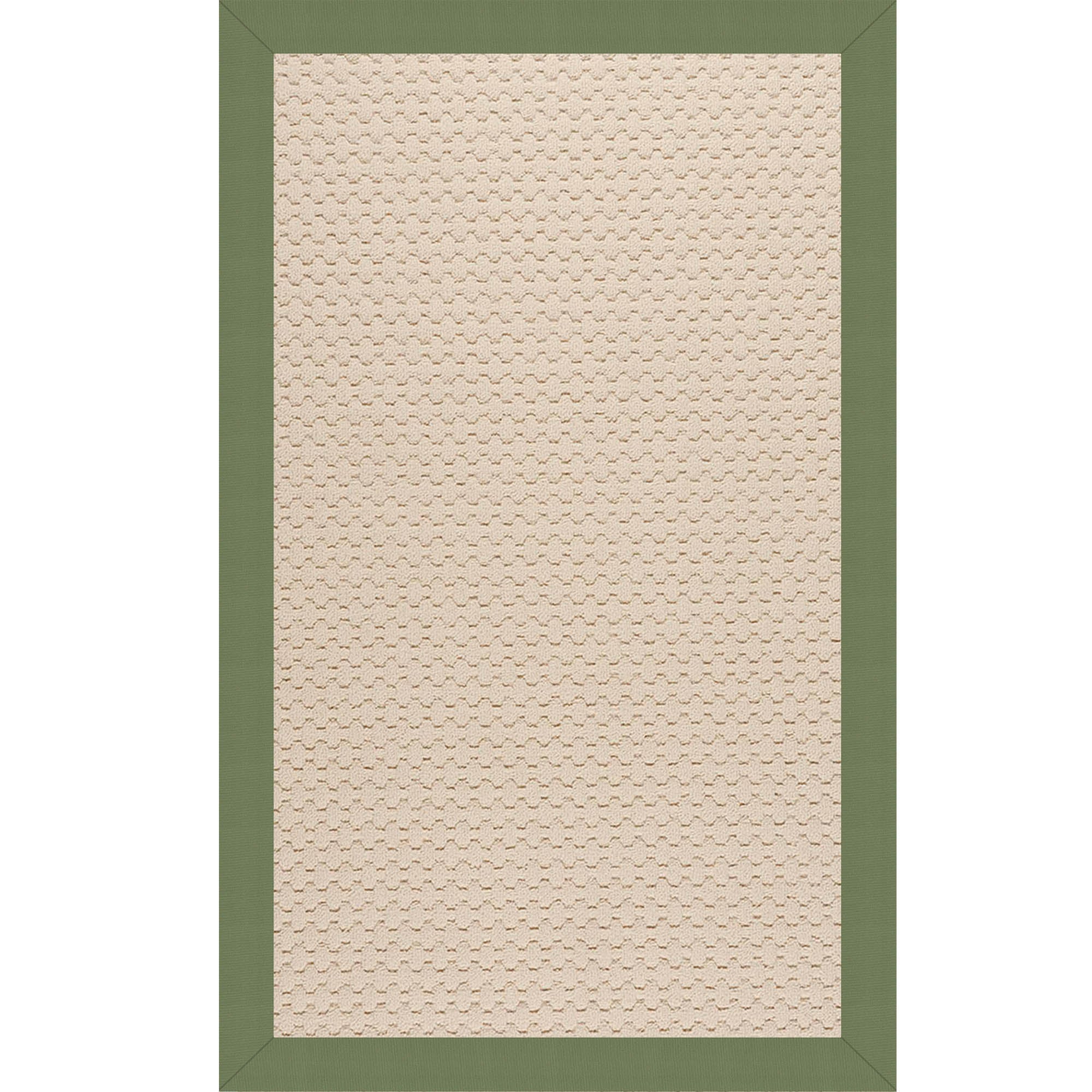 Creative Concepts-Beach Sisal Canvas Citron Indoor/Outdoor Bordere Rectangle image
