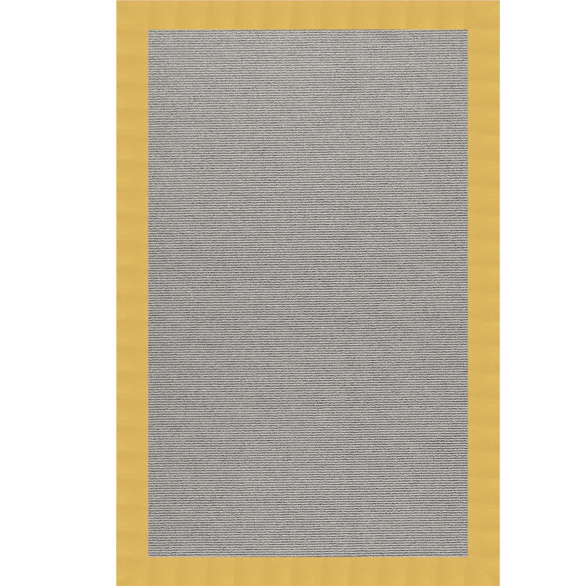 Creative Concepts-Plat Sisal Canvas Canary Indoor/Outdoor Bordere Rectangle image