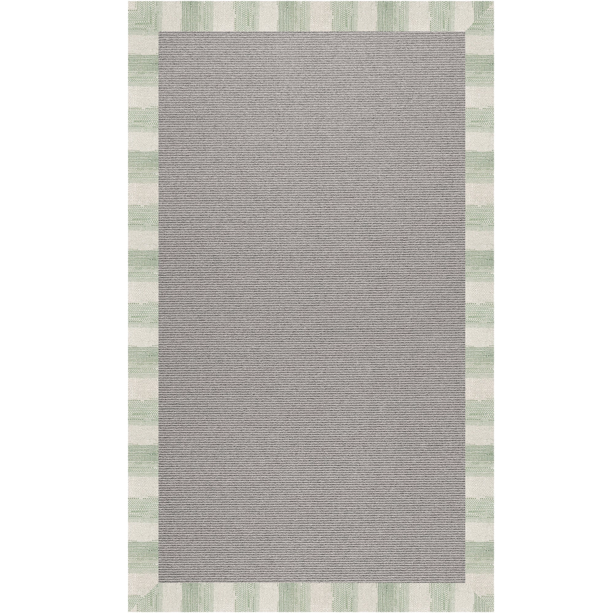 Creative Concepts-Plat Sisal Sicily Olive Indoor/Outdoor Bordere Rectangle image