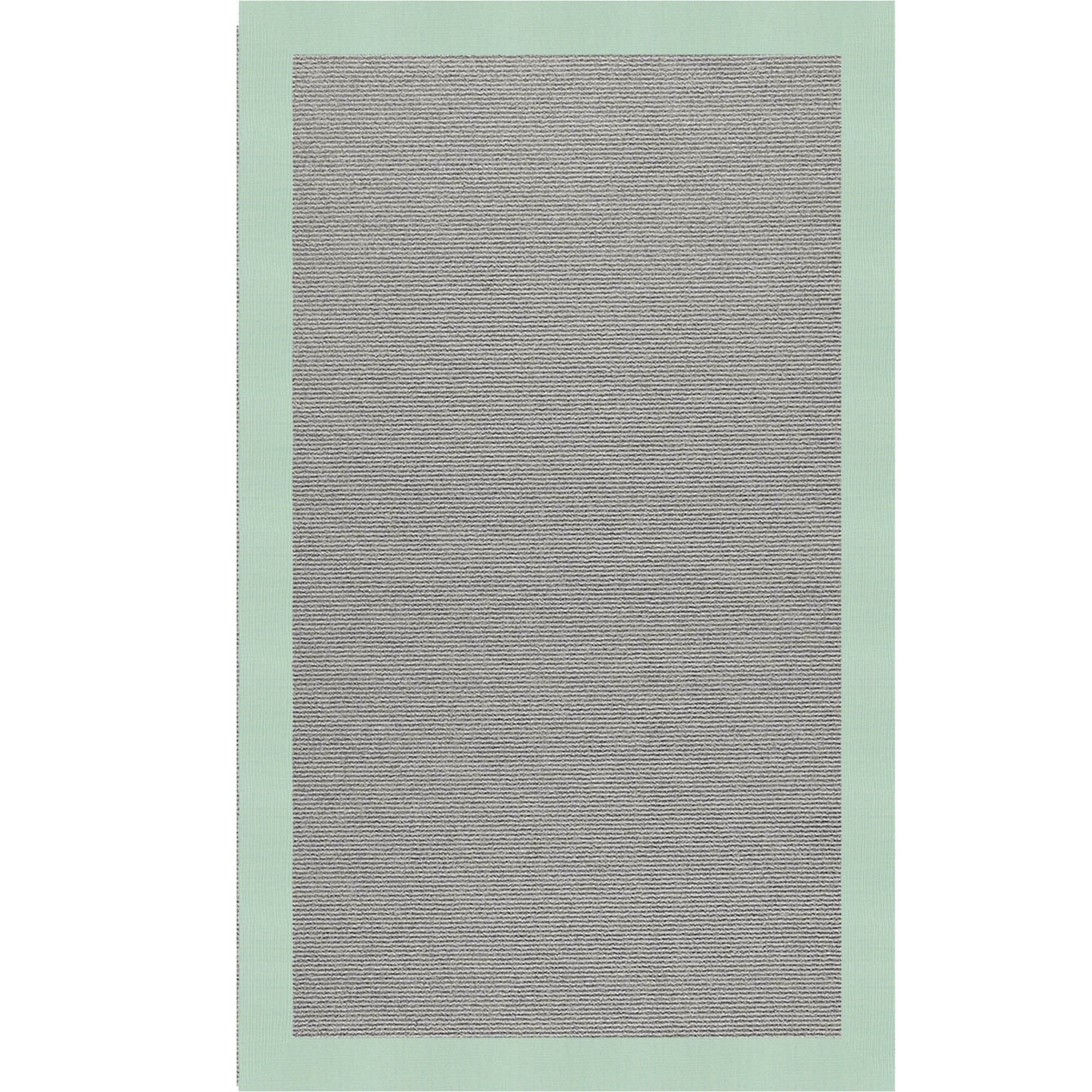 Creative Concepts-Plat Sisal Canvas Spa Blue Indoor/Outdoor Bordere Rectangle image