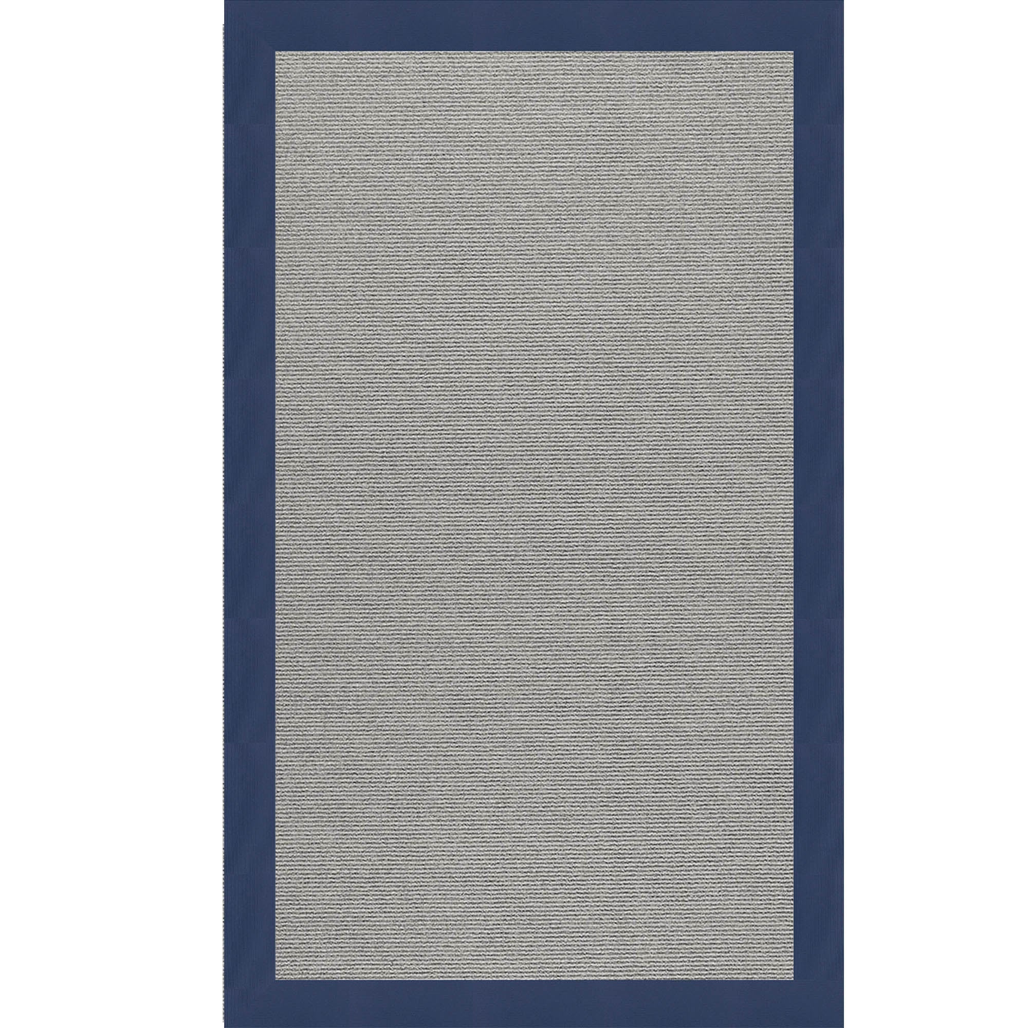 Creative Concepts-Plat Sisal Canvas Navy Indoor/Outdoor Bordere Rectangle image