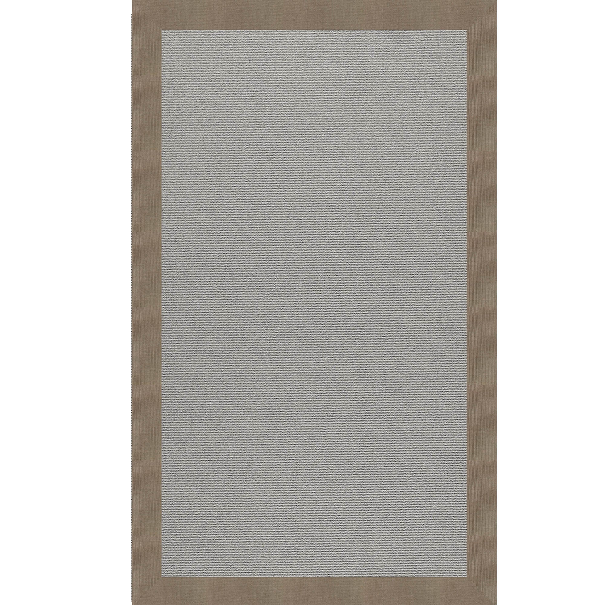 Creative Concepts-Plat Sisal Canvas Taupe Indoor/Outdoor Bordere Rectangle image