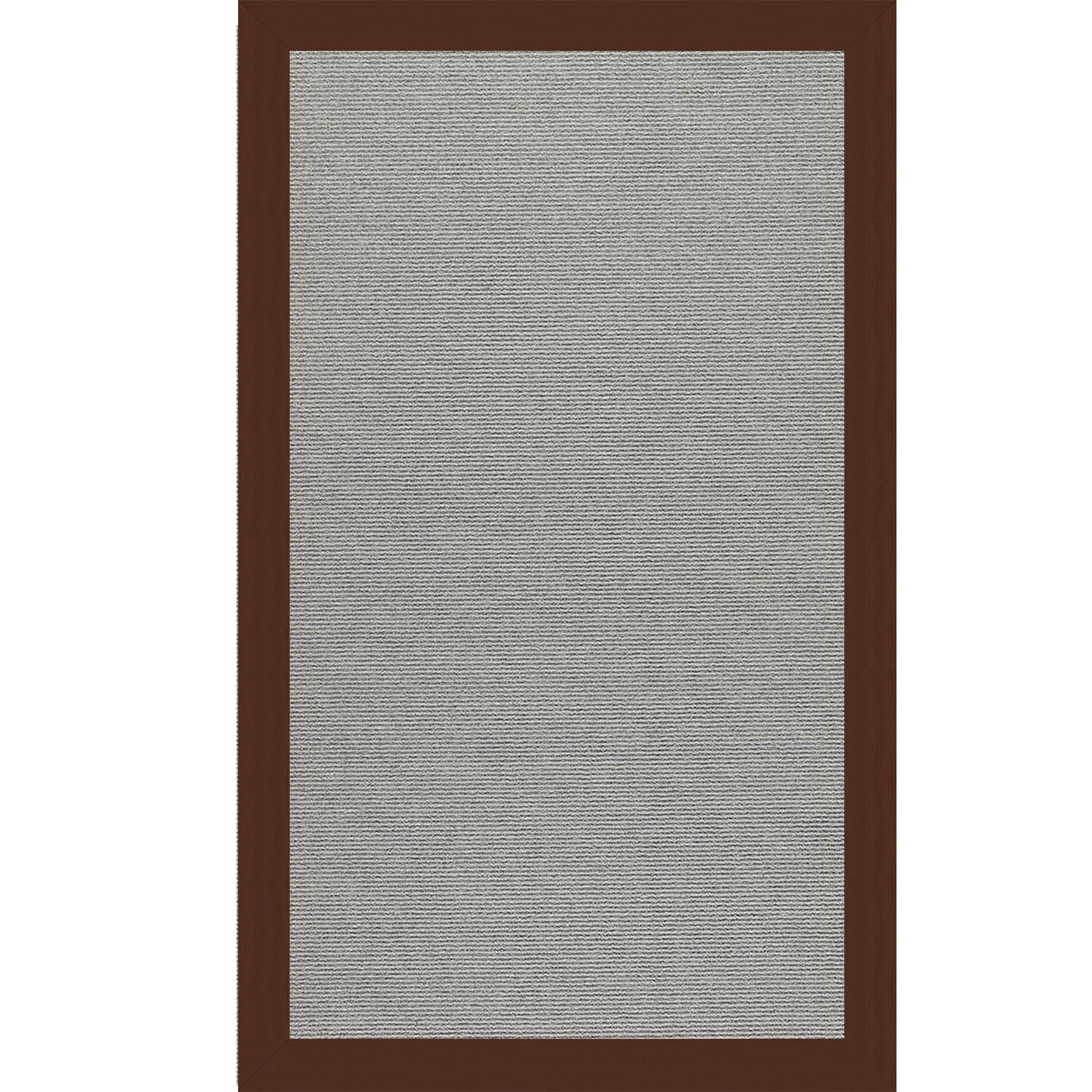 Creative Concepts-Plat Sisal Canvas Bay Brown Indoor/Outdoor Bordere Rectangle image
