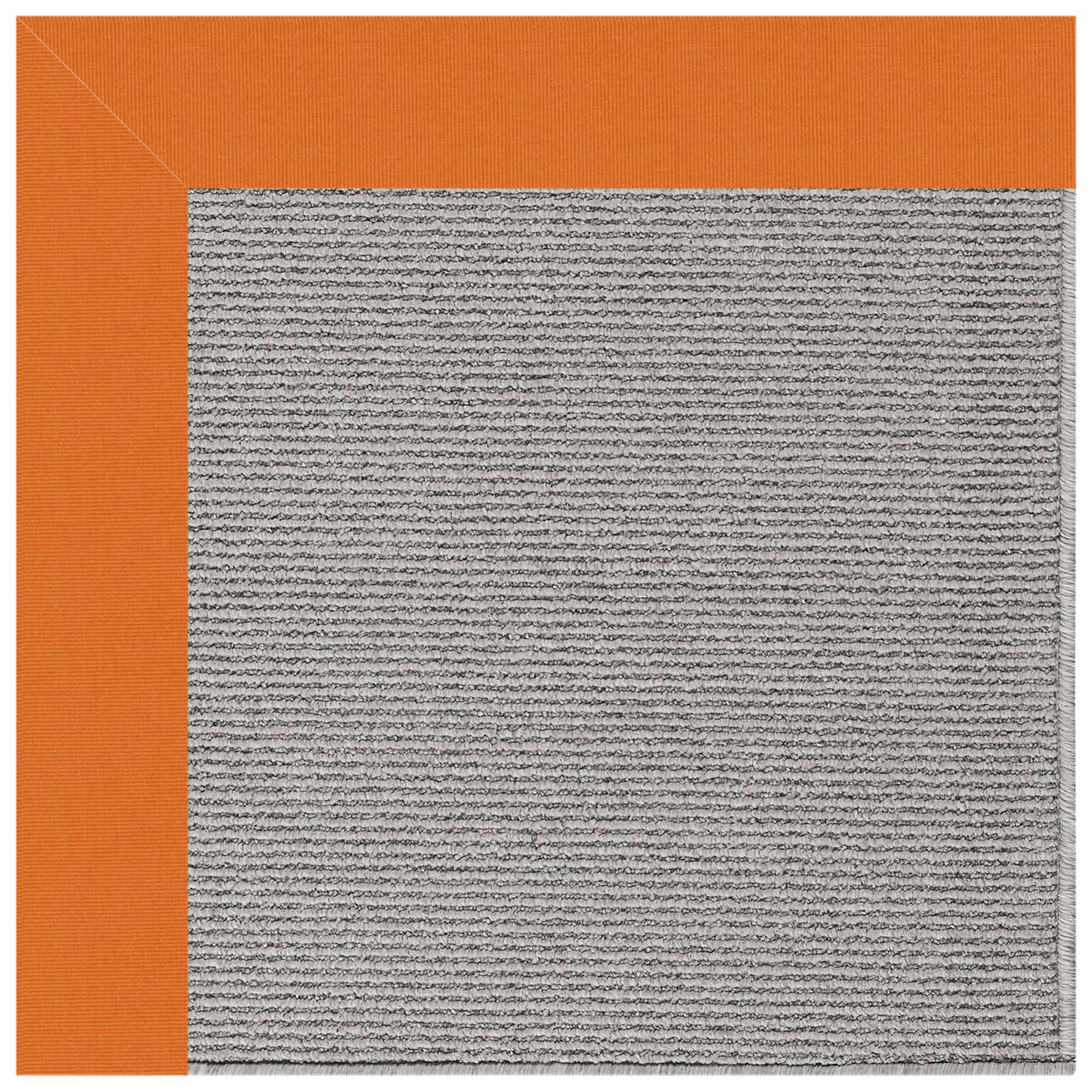 Creative Concepts-Plat Sisal Canvas Tangerine Indoor/Outdoor Bordere Rectangle image