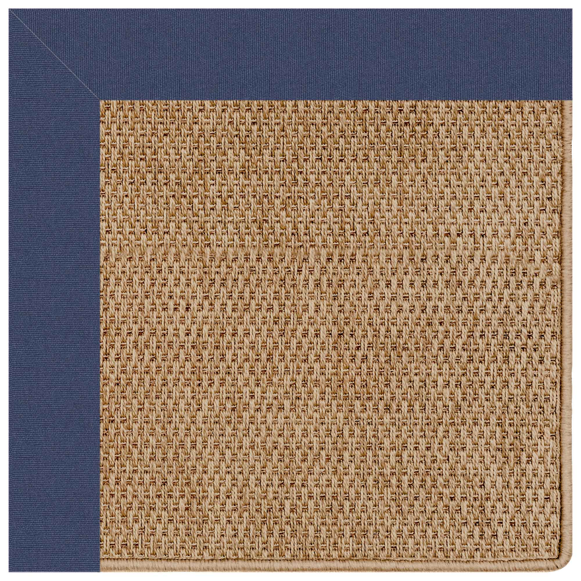 Islamorada-Basketweave Canvas Neptune Indoor/Outdoor Bordere Octagon image