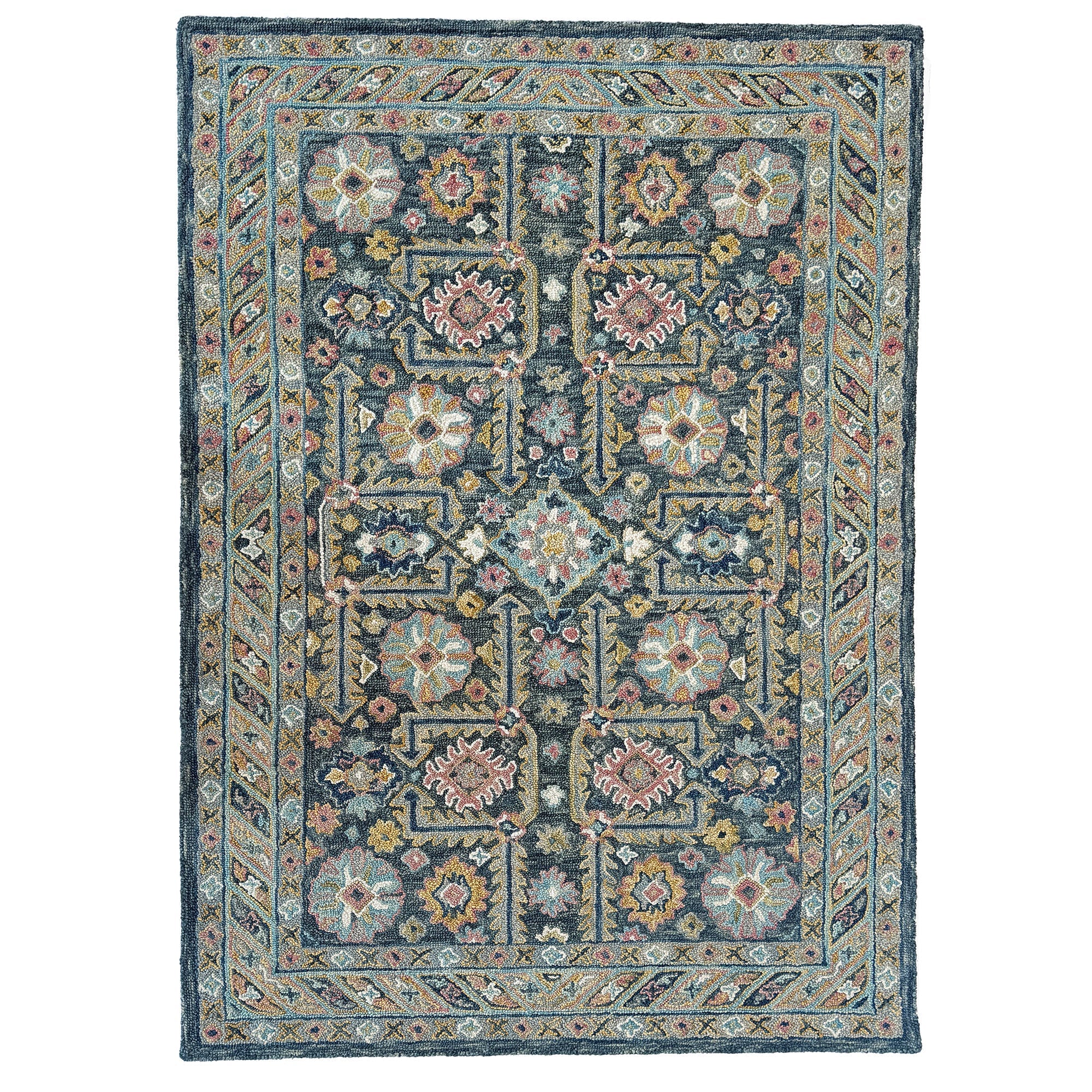 Avanti-Villa Dark Green Hand Tufted Rug Rectangle image