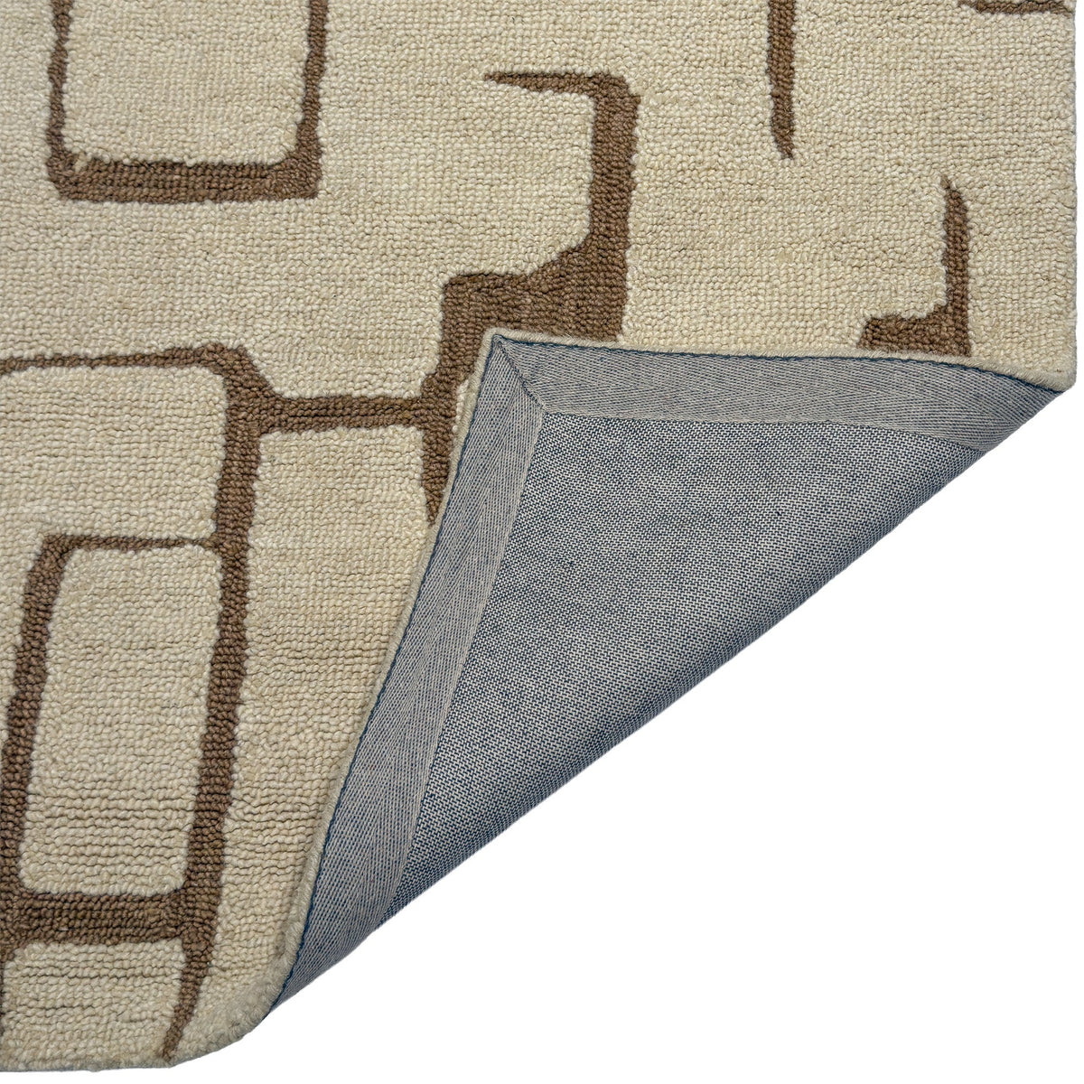 Tantu Ivory/Camel Hand Tufted Rug Rectangle image